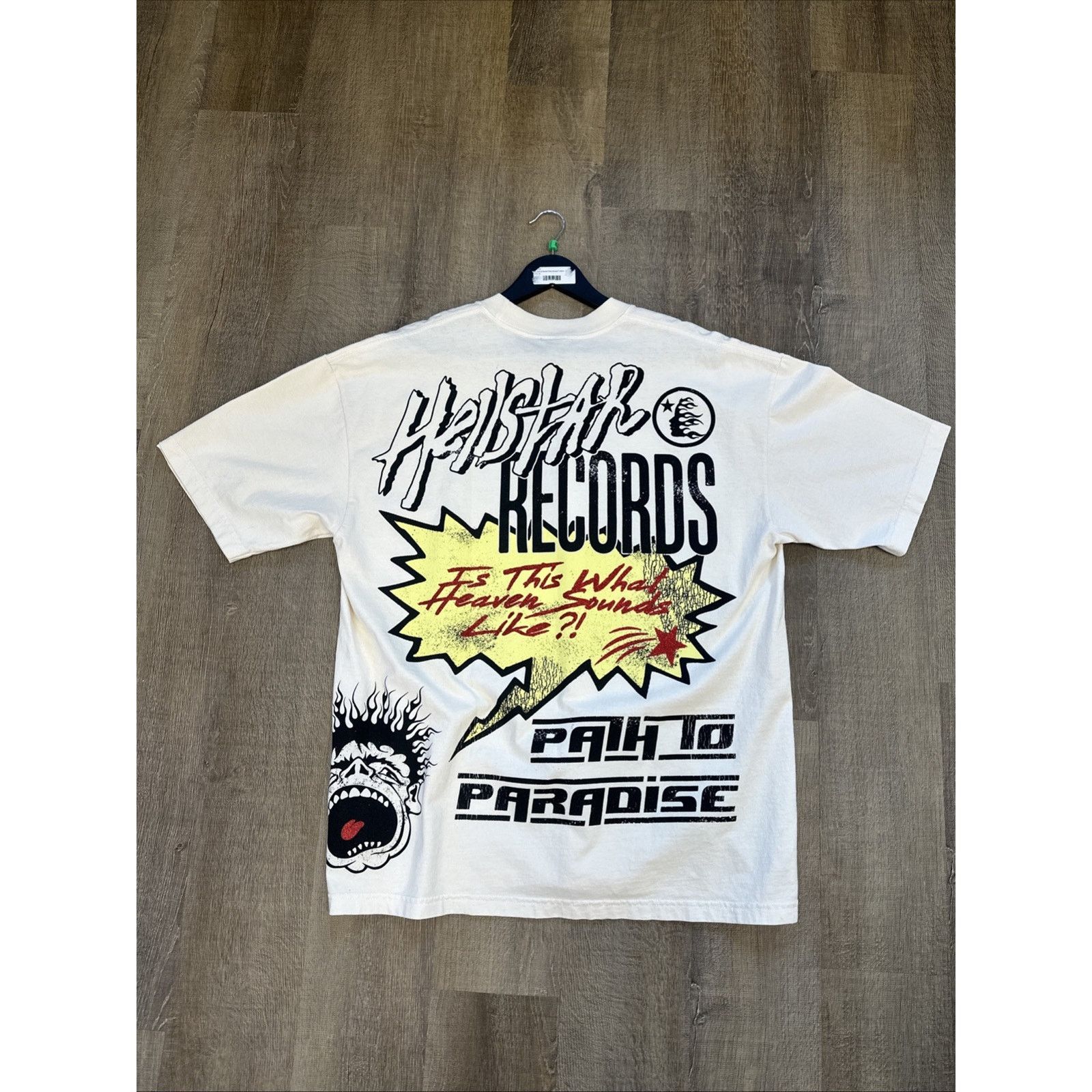 HELLSTAR Hellstar Records T-shirt XL White | Grailed