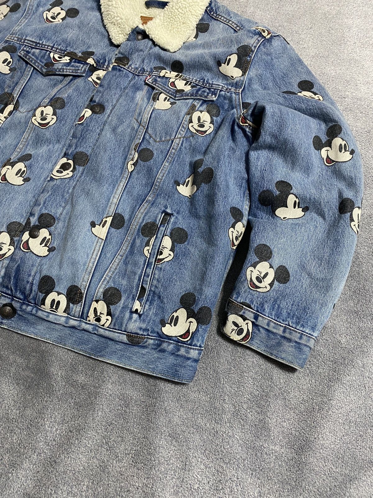 Levi's Levis x Disney mickey mouse 501 Sherpa Jacket limited edit Size US L / EU 52-54 / 3 - 6 Thumbnail