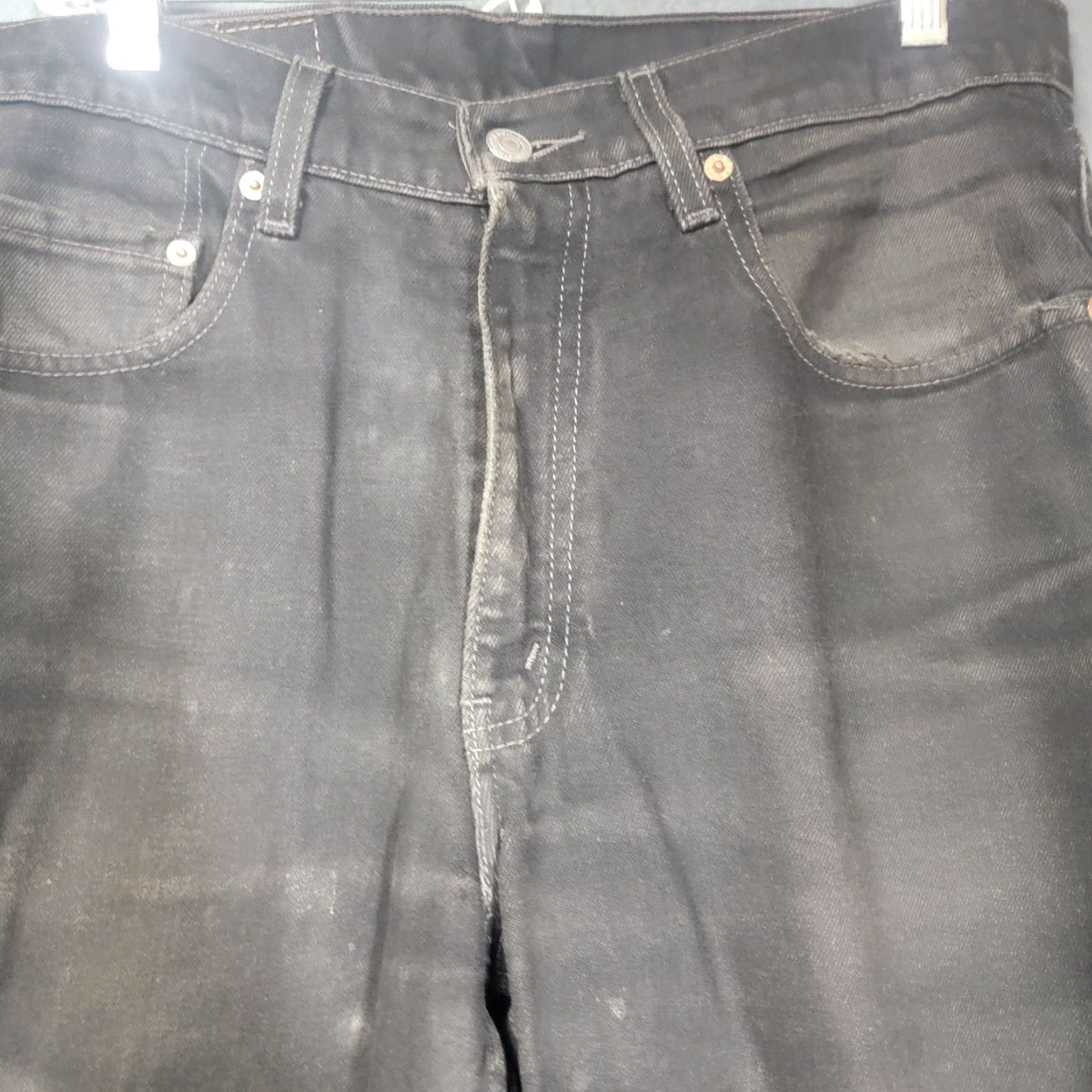 Levi's VINTAGE Levi’s 550 Jeans Relaxed Fit Black Size 33x32 Made In USA Men 90s USA Levi’s 550 Jeans Black Relaxed Fit 33x32 Men Size US 33 - 5 Thumbnail