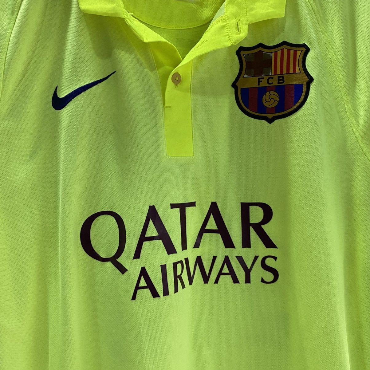 Nike × Vintage BARCELONA 2014/2015 THIRD SHIRT JERSEY NIKE Size US M / EU 48-50 / 2 - 5 Thumbnail