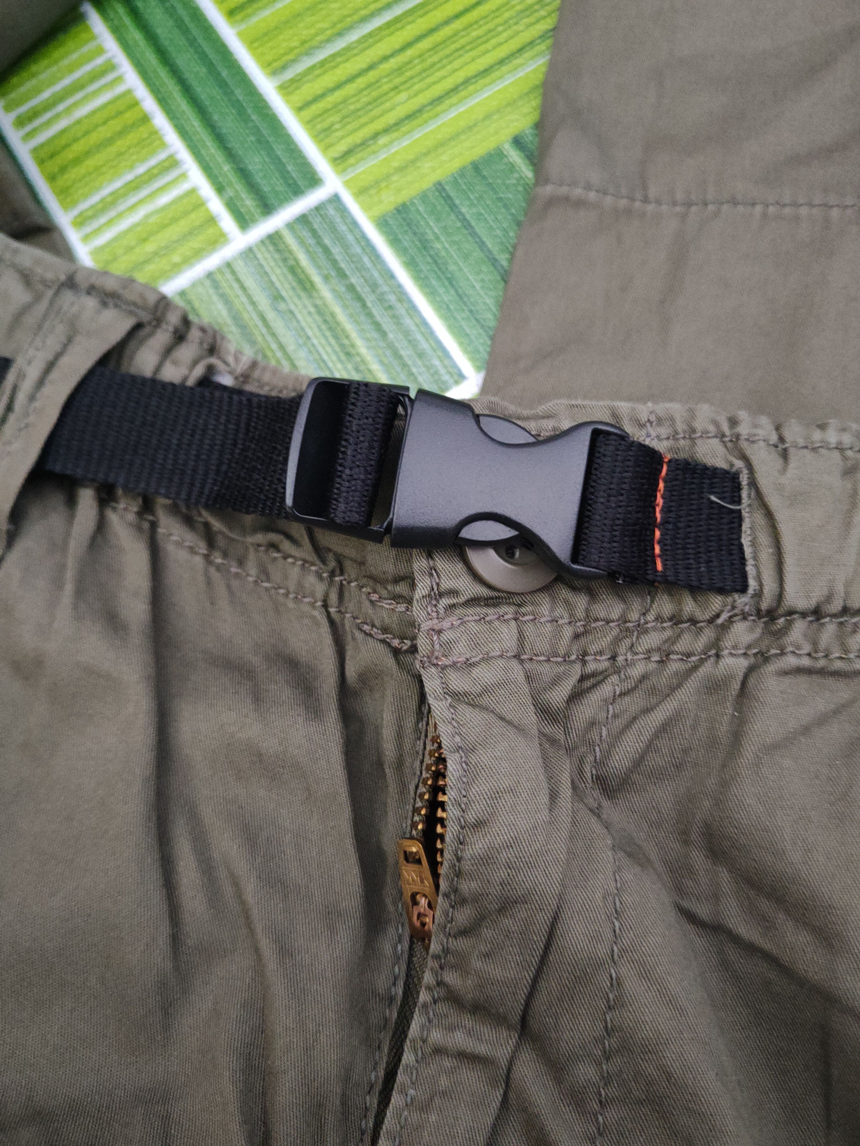 Japanese Brand DL Japanese Brand Dark Olive Multipocket Cargo Pants #2116 Size US 32 / EU 48 - 13 Thumbnail