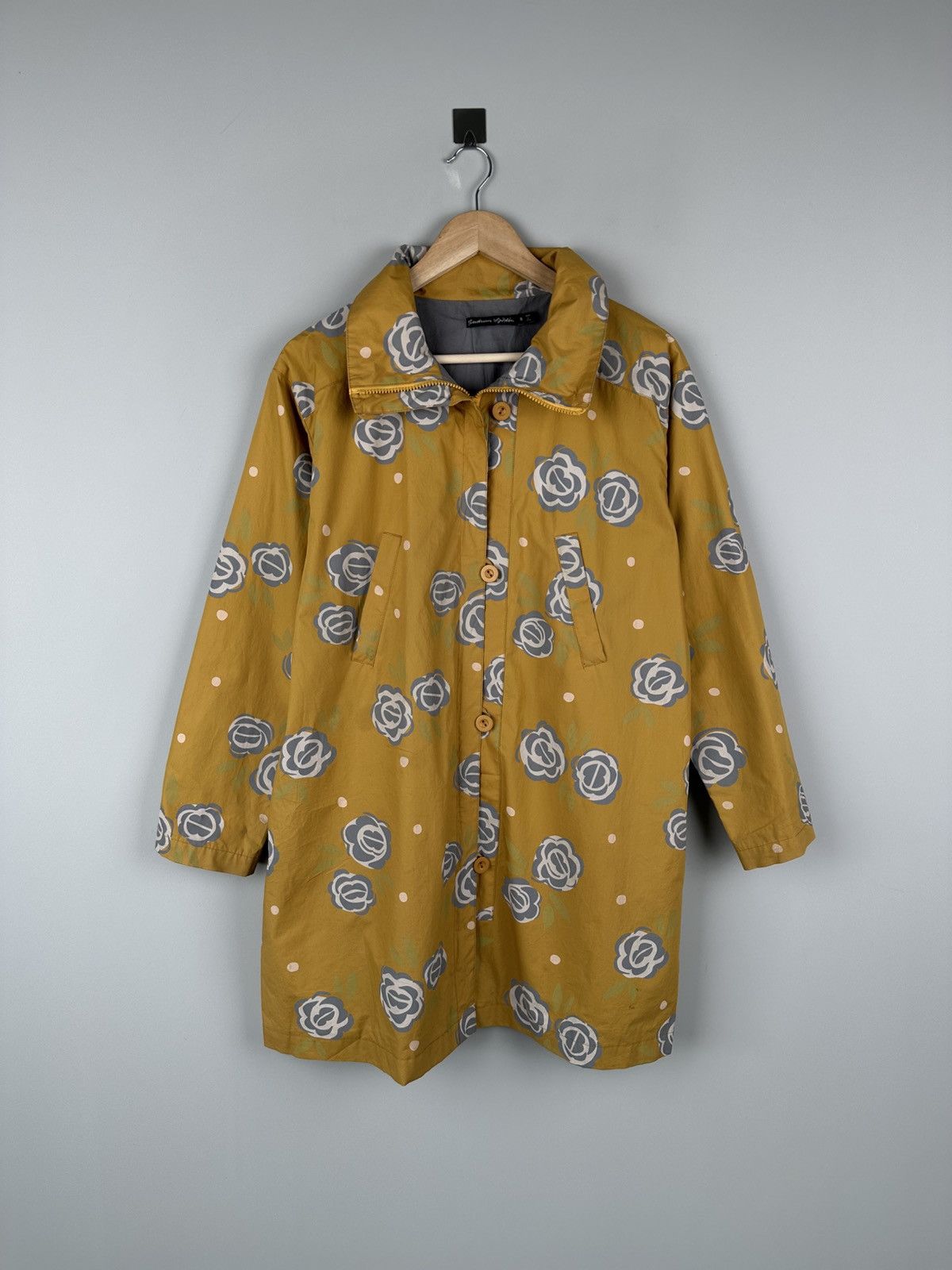 Gudrun Sjoden GUDRUN SJODEN Rain Coat Jacket Flowers Womens Size S / US 4 / IT 40 - 5 Thumbnail