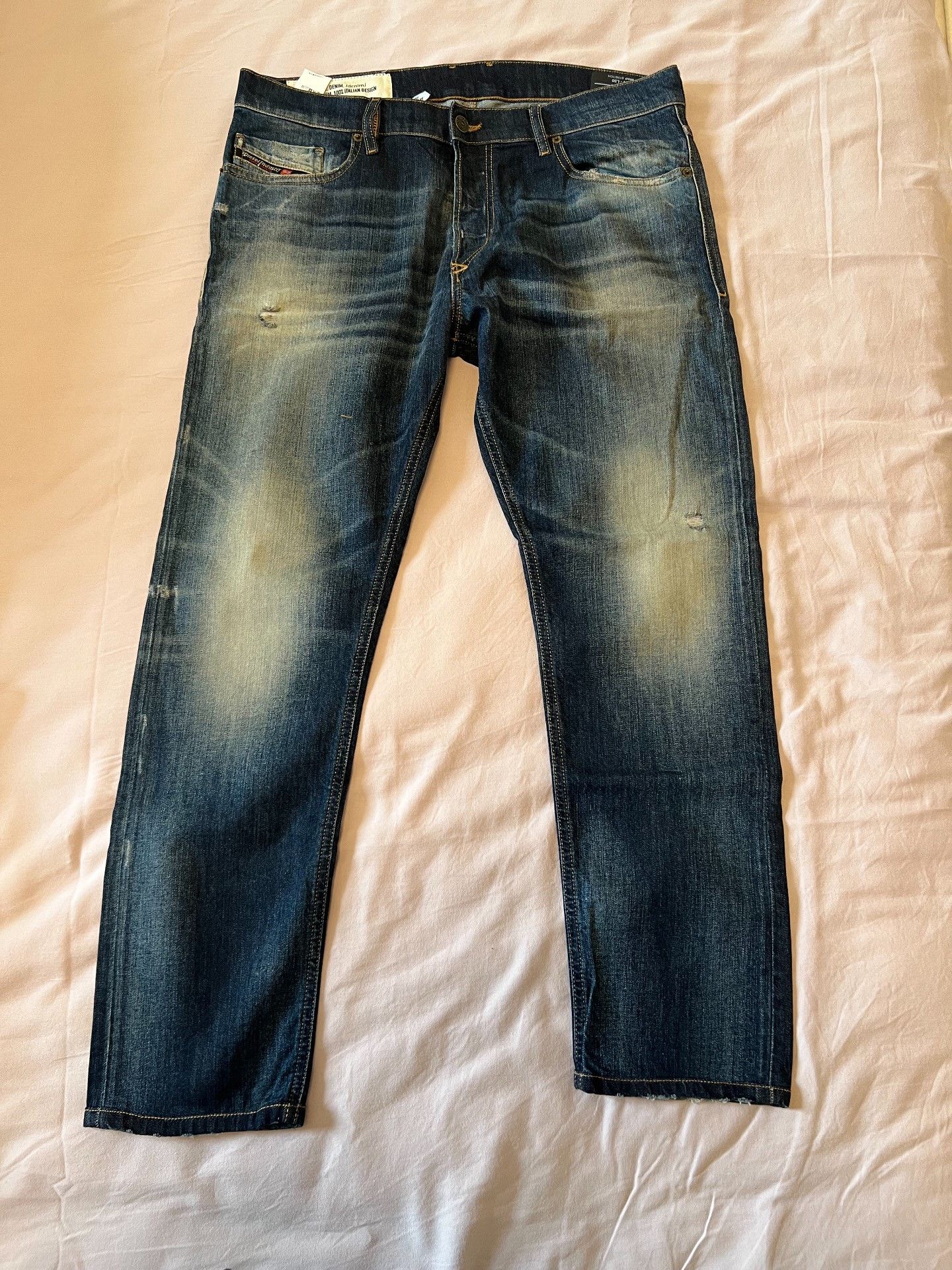 Diesel Diesel Men's THOMMER Washed Jeans Size US 34 / EU 50 - 1 Thumbnail