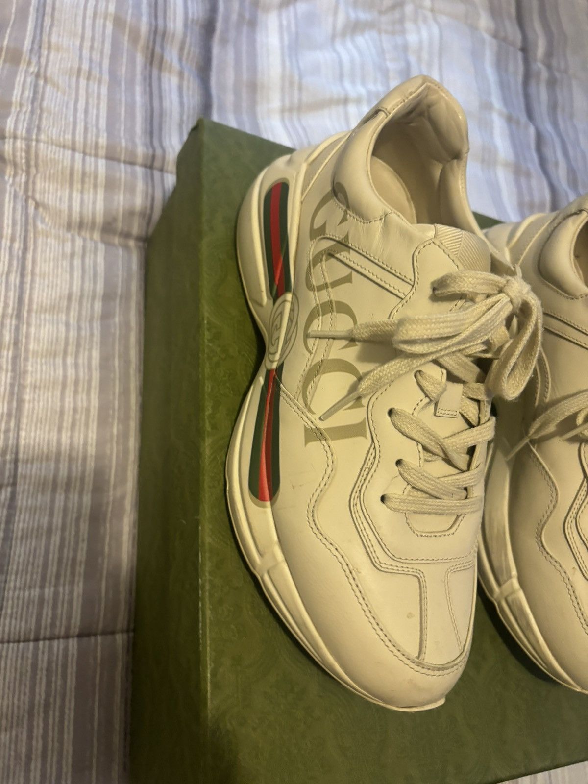 Gucci Gucci Rhyton sneaker with Gucci logo Size US 7 / EU 40 - 4 Thumbnail