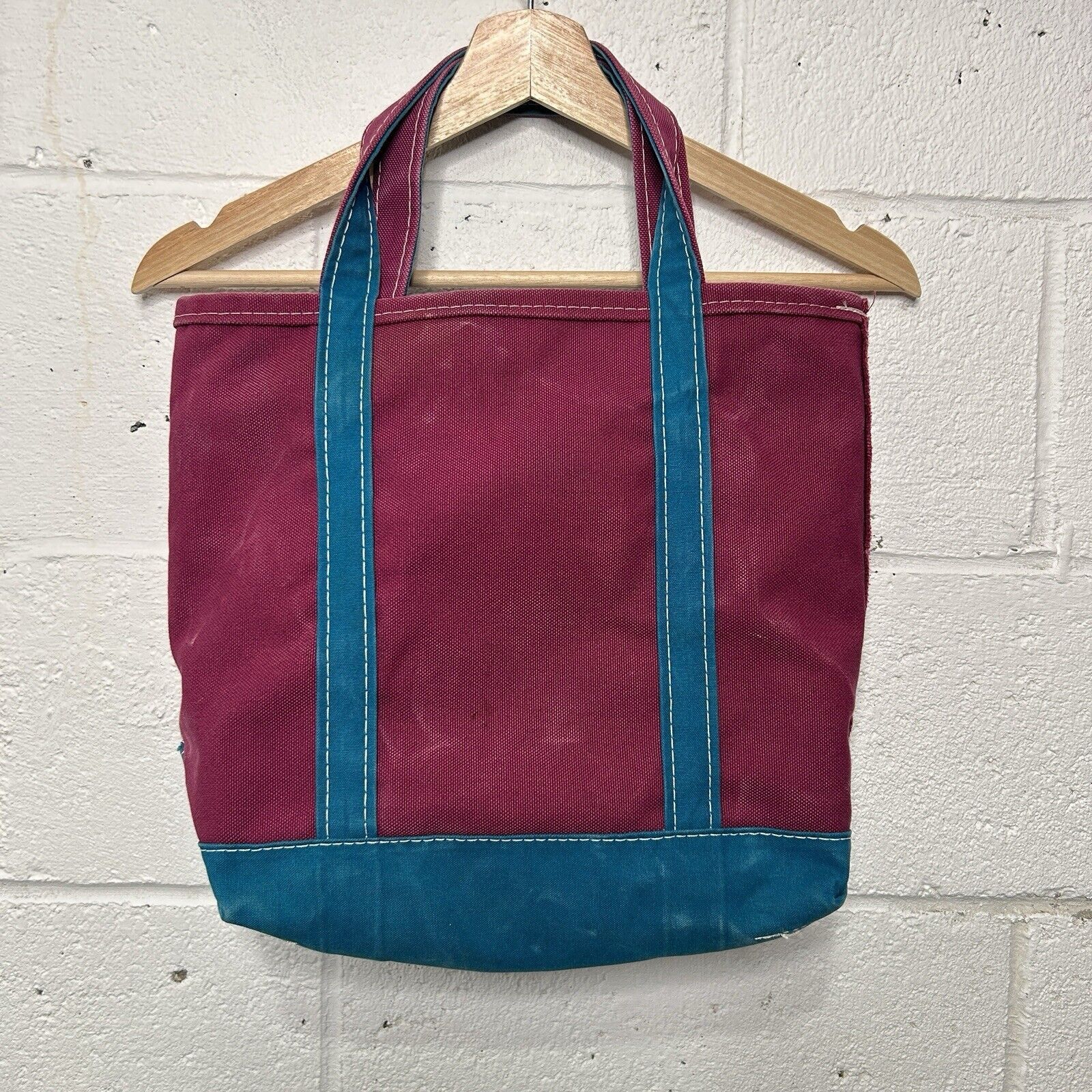 L.L. Bean Vintage L.L. Bean Two-Tone Boat And Tote “Magenta & Teal” Size ONE SIZE - 2 Thumbnail