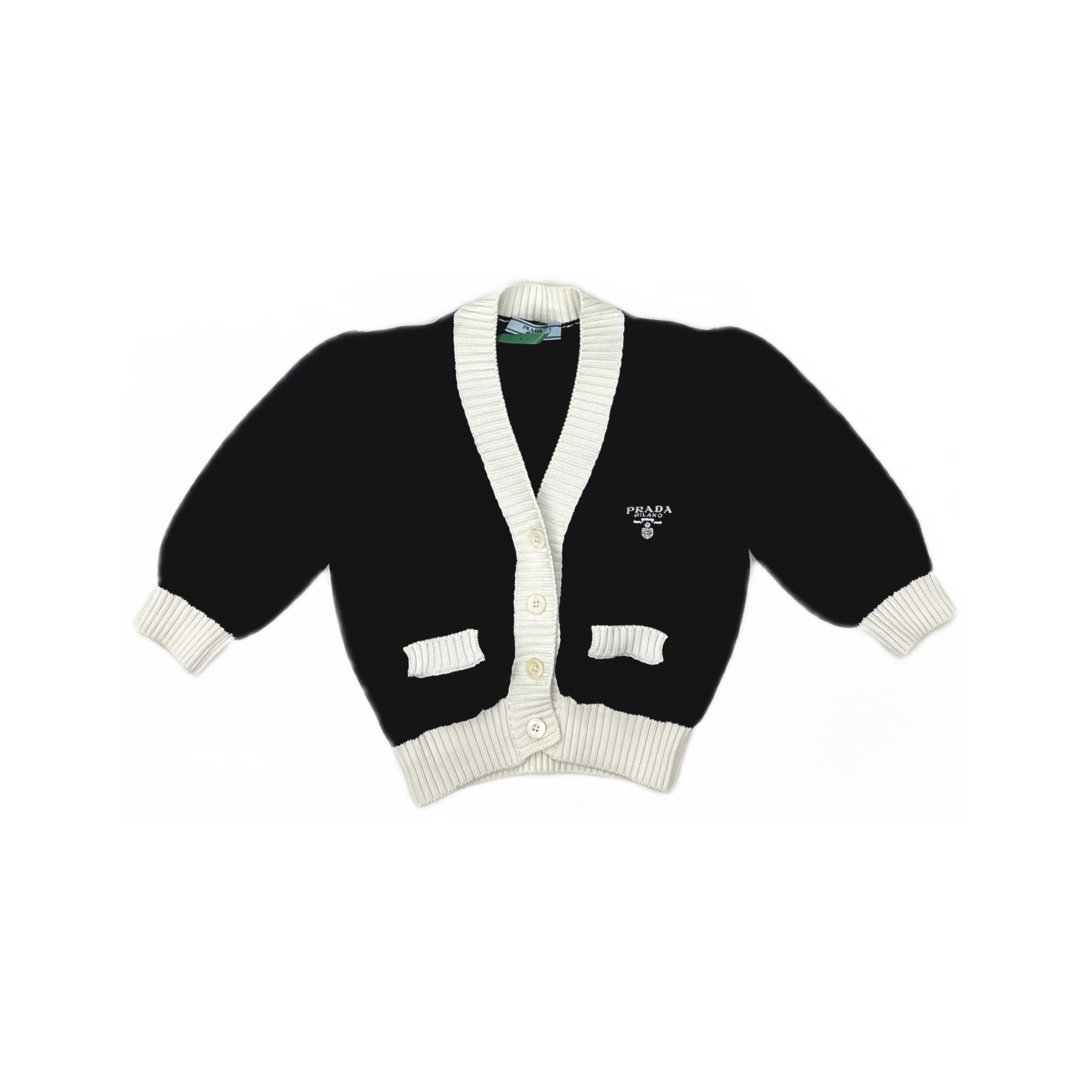 Prada Prada Contrast Trim Knit Sweater Size 36 Size XS / US 0-2 / IT 36-38 - 1 Thumbnail