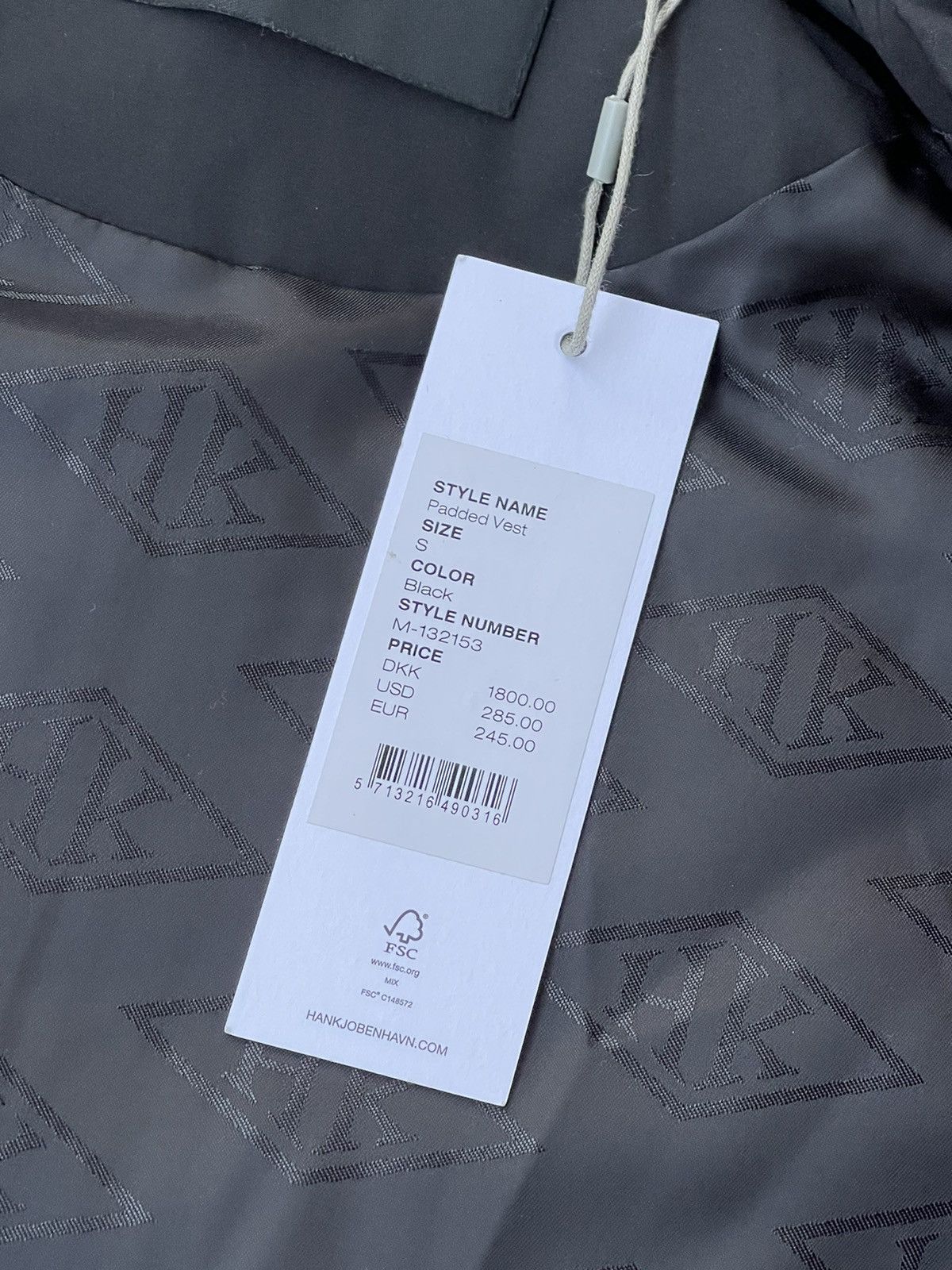 Han Kjobenhavn !DS! FW22 Han Kjobenhavn Black Padded Vest Size US S / EU 44-46 / 1 - 25 Thumbnail