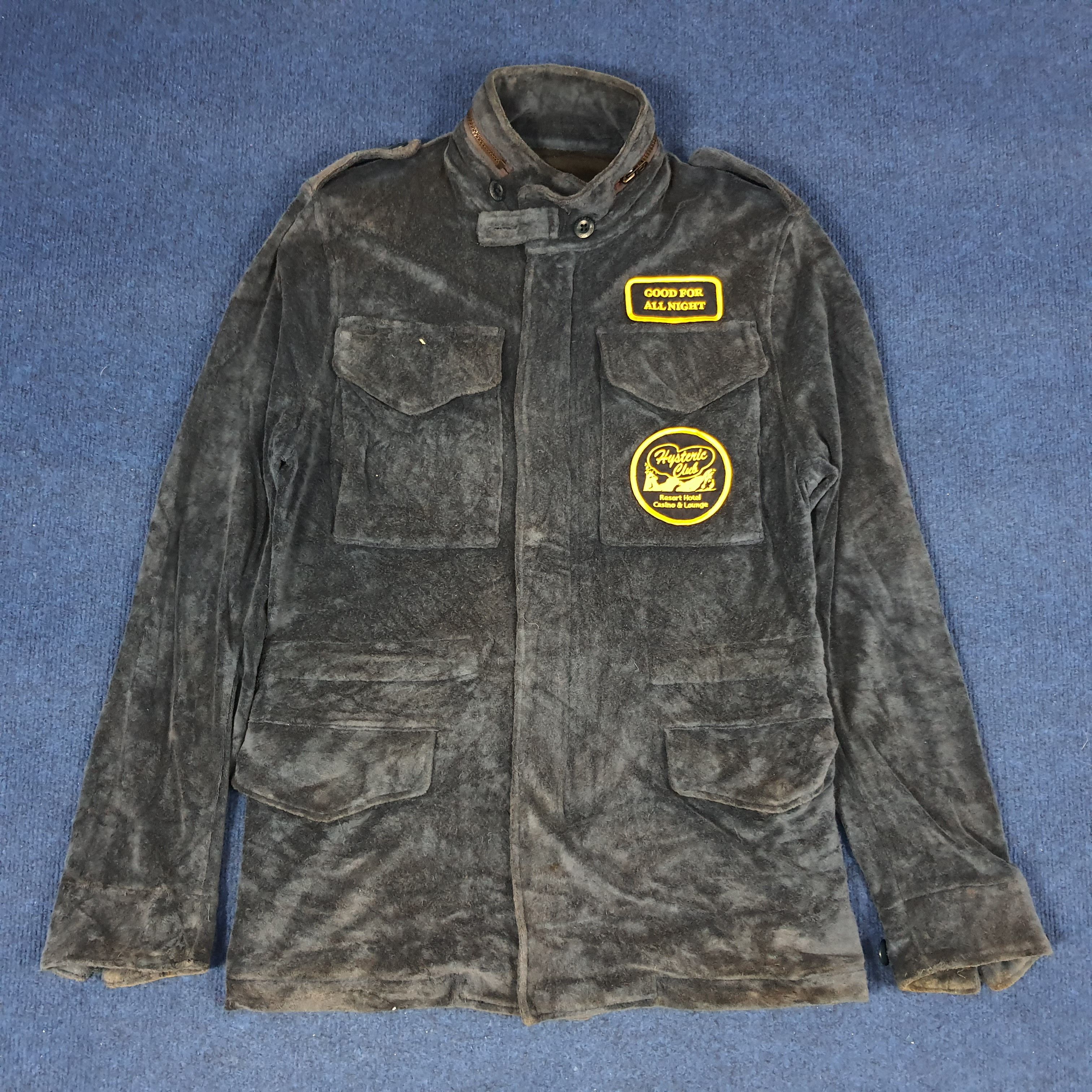 Hysteric Glamour × Japanese Brand × Vintage Vintage Hysteric Glamour Patches Custom Logo Fleece Jacket Size US S / EU 44-46 / 1 - 1 Thumbnail