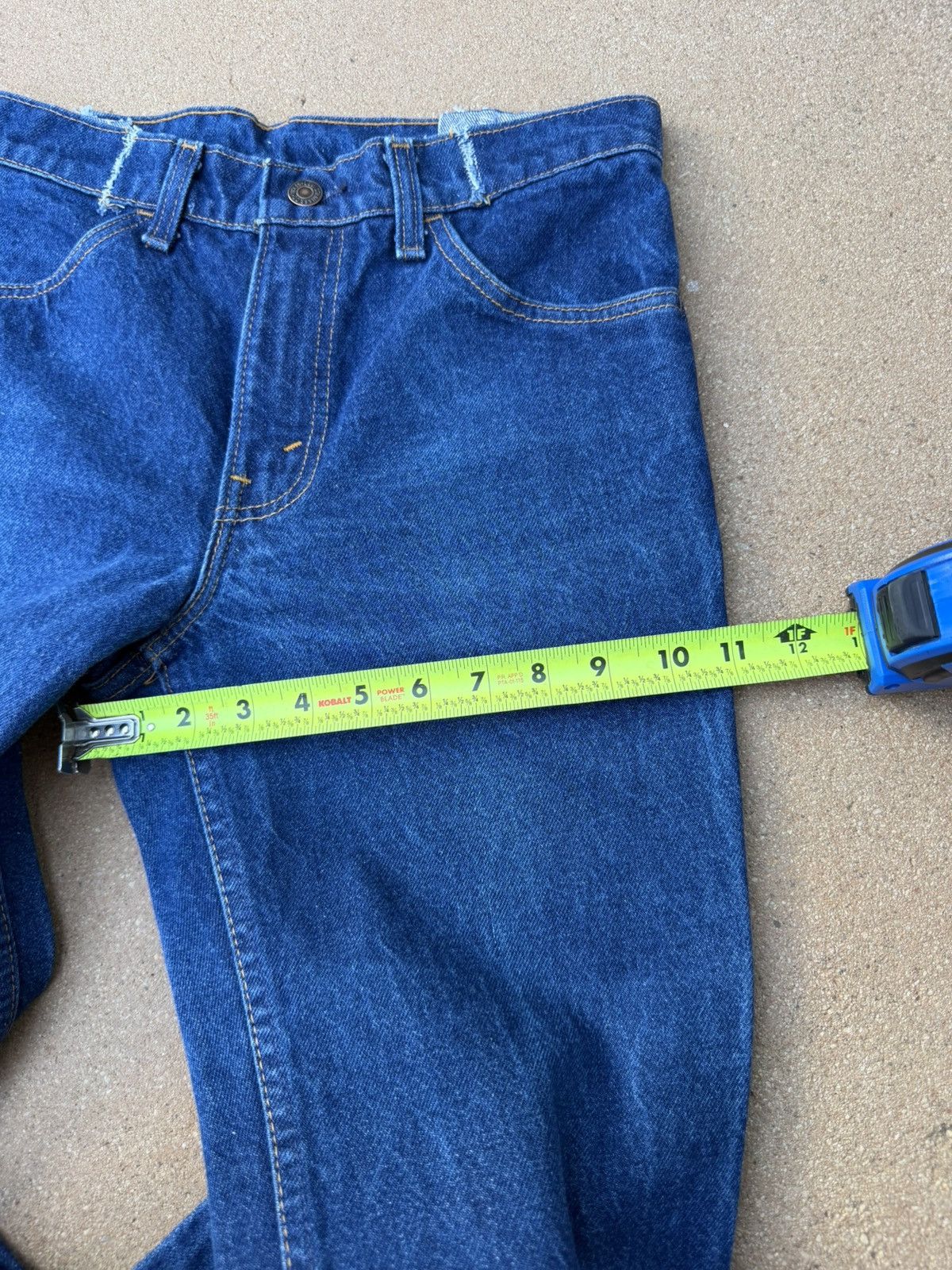 Levi's Vtg 80’s Levi’s 684 Orange Tab Bellbottom Flare Jeans 29x34 Size US 29 - 13 Thumbnail