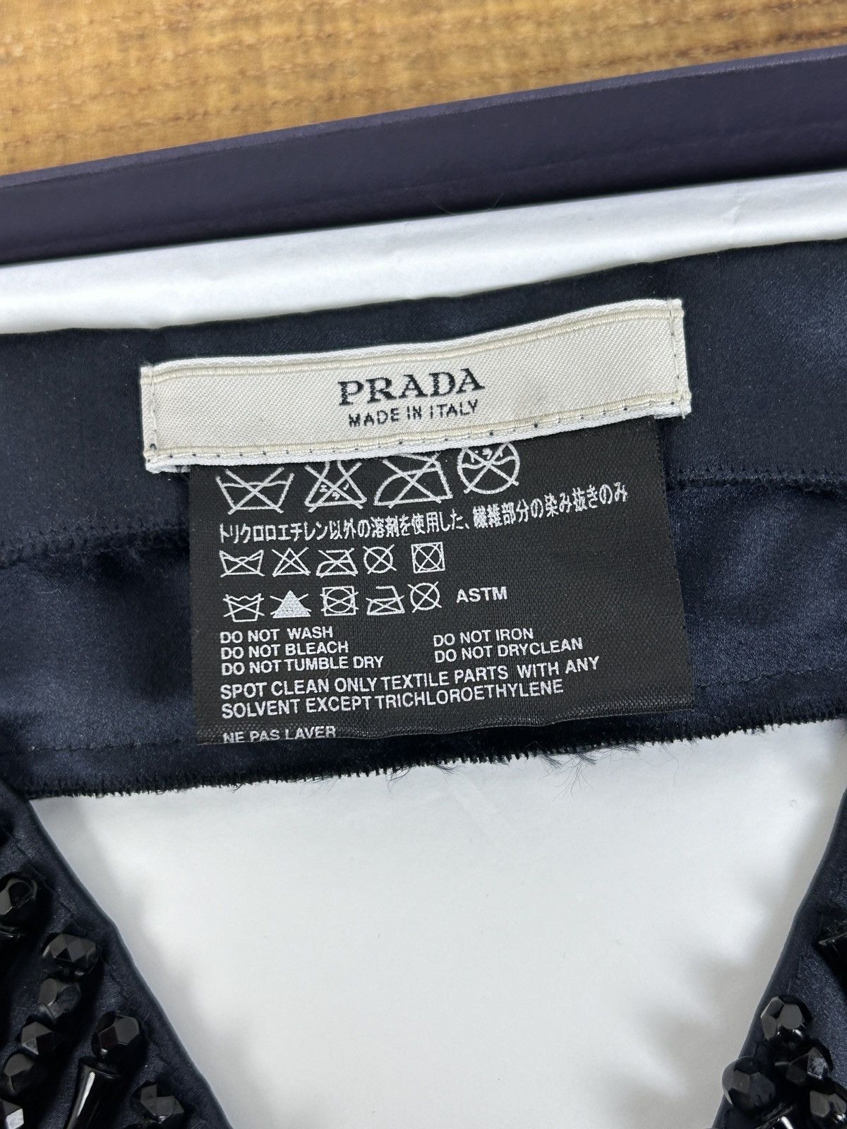 Prada Prada Cute Beaded Silk Collar Size ONE SIZE - 4 Thumbnail