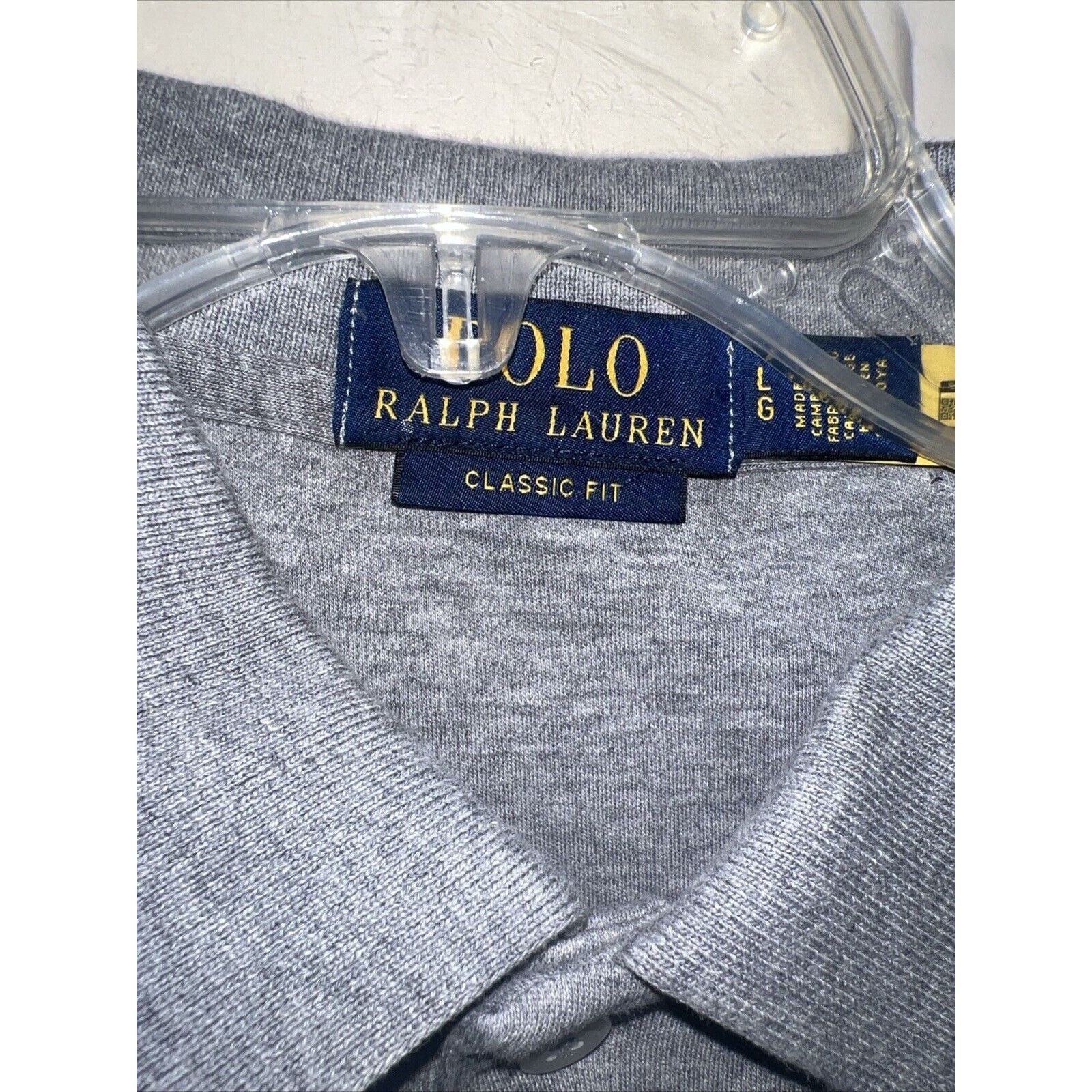 Polo Ralph Lauren Ralph Lauren Polo Shirt Short Sleeve Mens Large Heather Grey Size US L / EU 52-54 / 3 - 2 Thumbnail