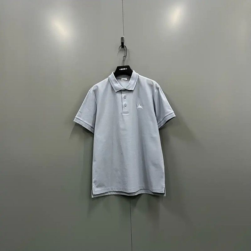 Burberry Burberry Light Blue Short-Sleeve Polo Size US XXL / EU 58 / 5 - 1 Thumbnail