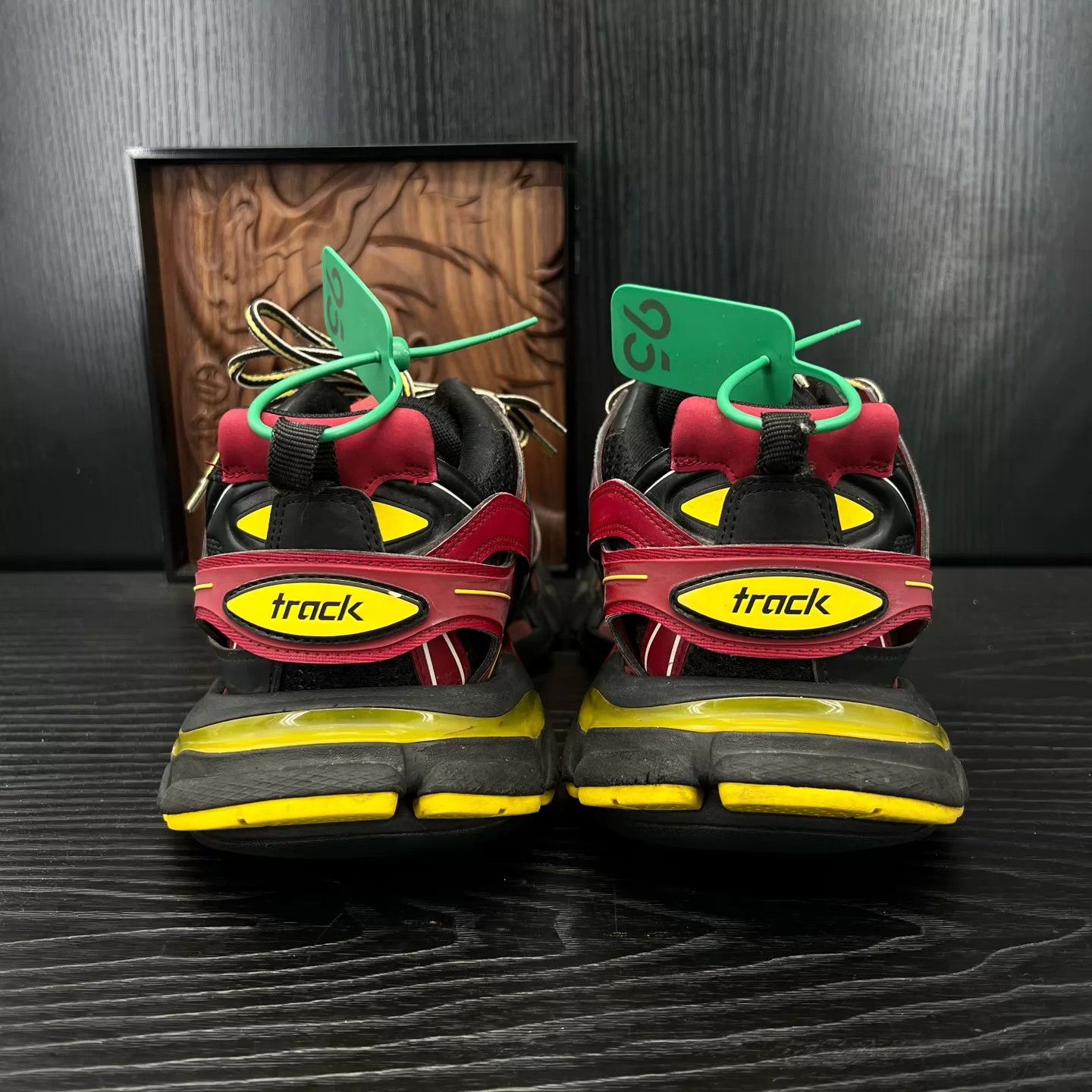 Balenciaga Balenciaga Track Black/Red 41 Near Mint Original Box Size US 8 / EU 41 - 6 Thumbnail