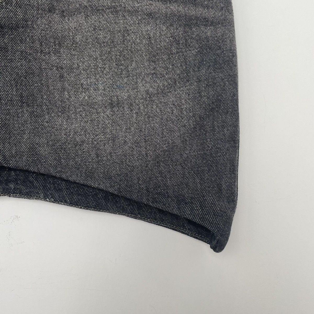 Balenciaga Balenciaga Button & Zipper A-line Denim Mini Skirt K26WX Size 25" / US 0 / IT 36 - 4 Thumbnail