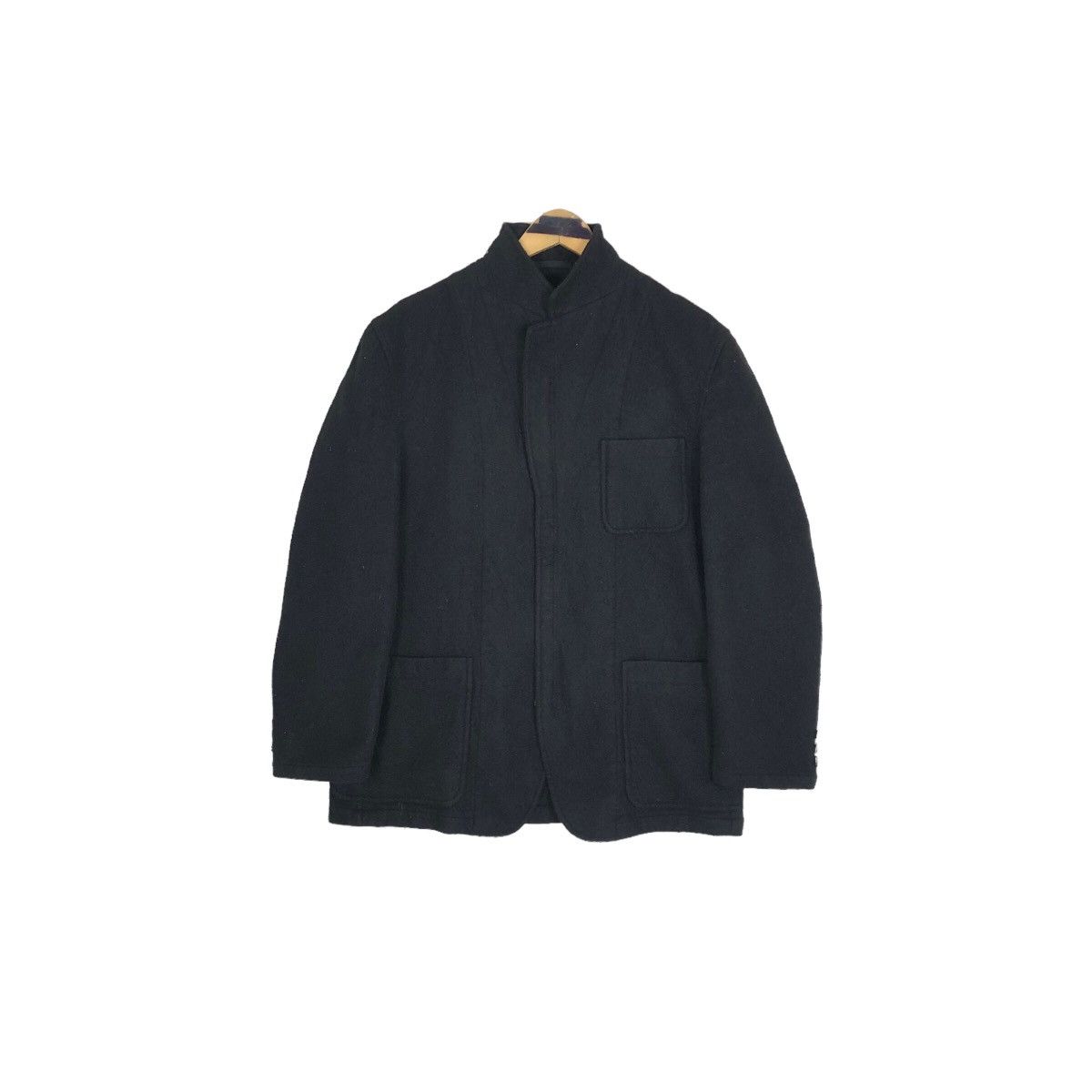 Comme des Garcons Homme Vintage Comme Des Garcons Homme 1999 S/S Wool Zip Up Jacket Size US M / EU 48-50 / 2 - 2 Thumbnail