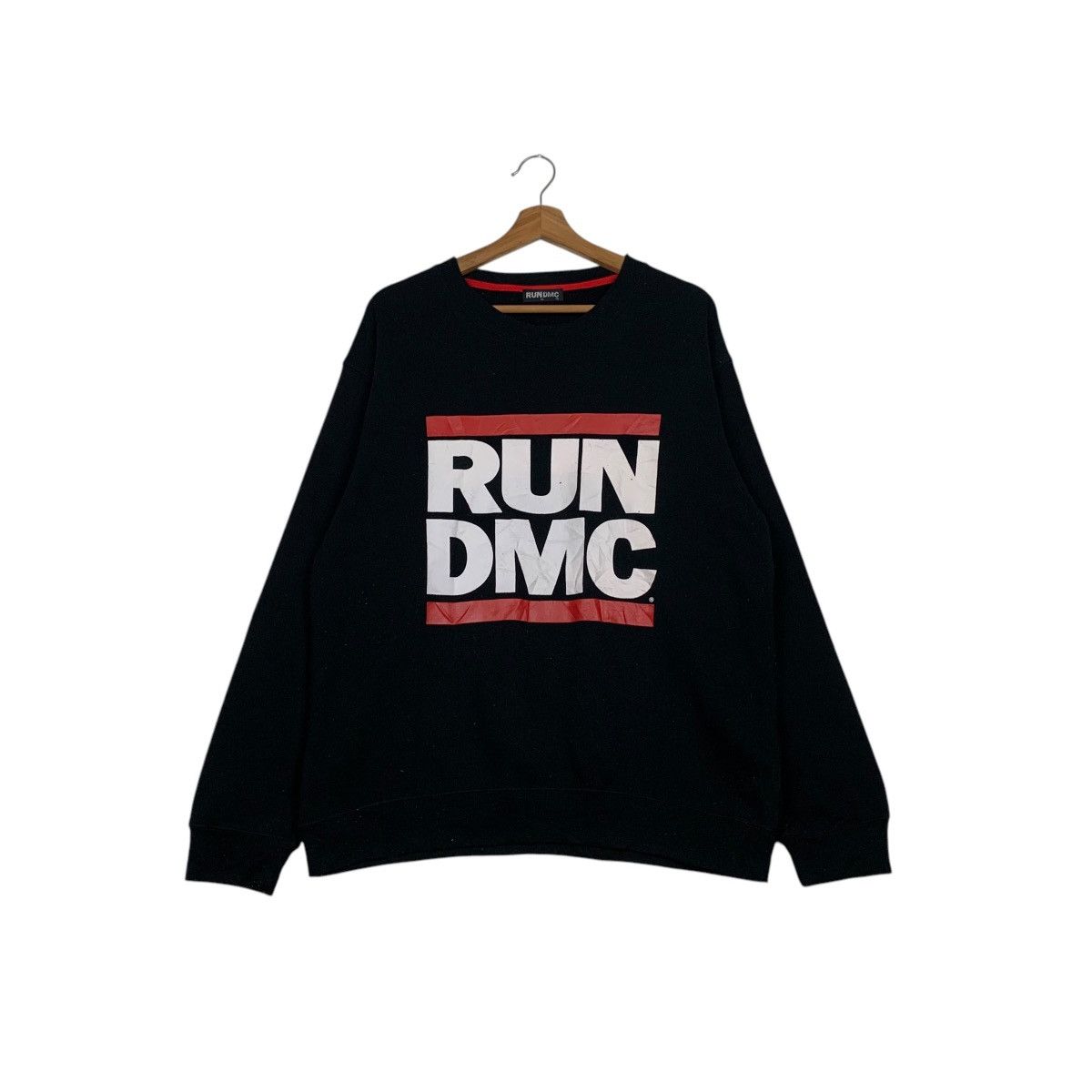 RUN DMC RUN DMC Big Logo Crewneck Sweatshirt #2200-C97 Size US L / EU 52-54 / 3 - 1 Thumbnail