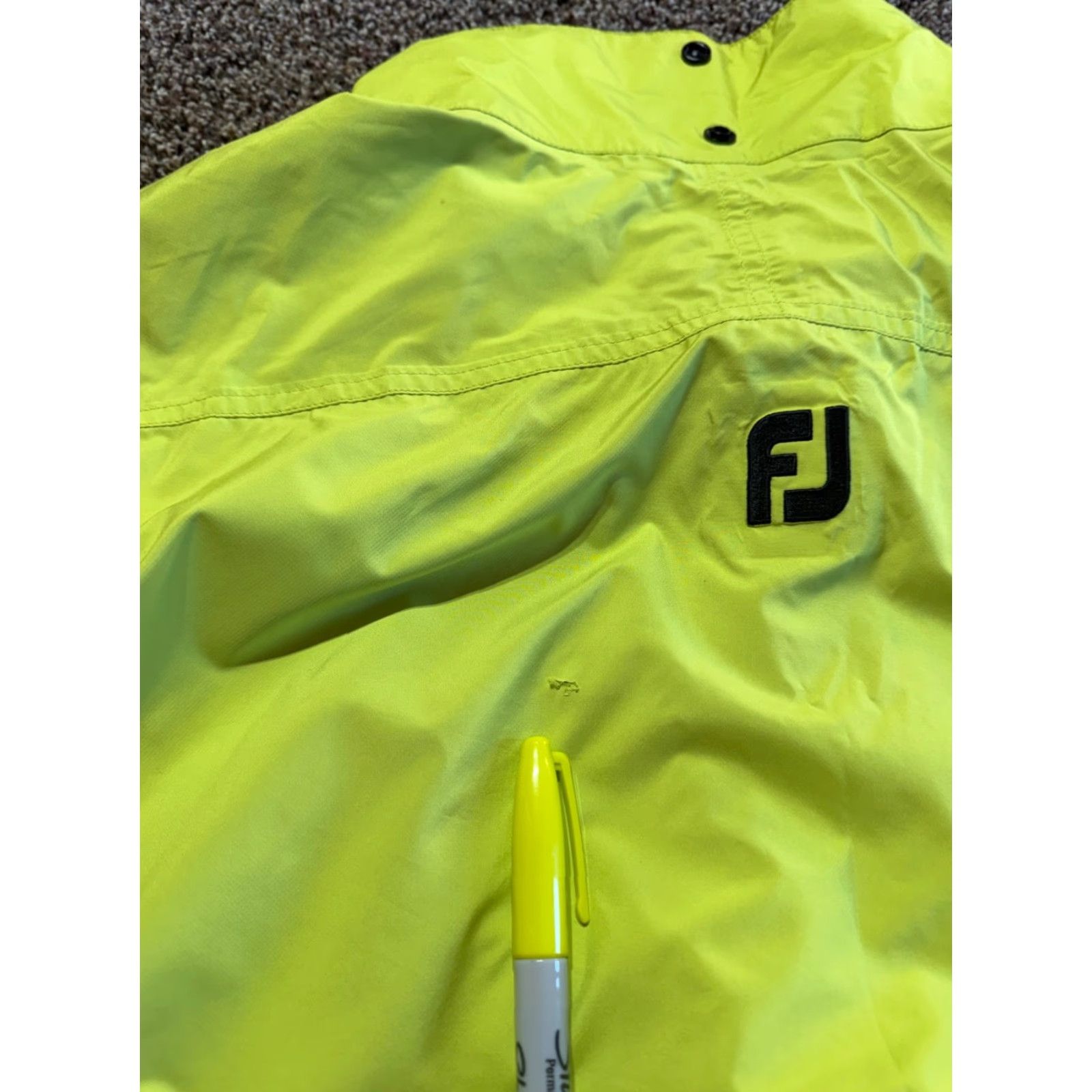Footjoy FootJoy FJ Mens Windbreaker Jacket Pullover Lime Green XXL 2XL Quarter Zip Size US XXL / EU 58 / 5 - 3 Thumbnail
