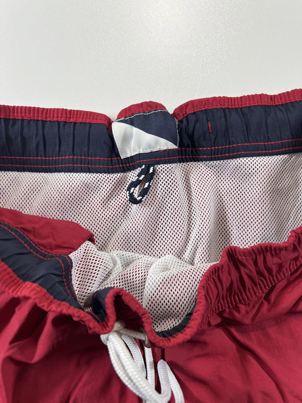 Nautica Nautica Men's Red Swim Shorts with Drawstring Waist Size US 34 / EU 50 - 4 Thumbnail