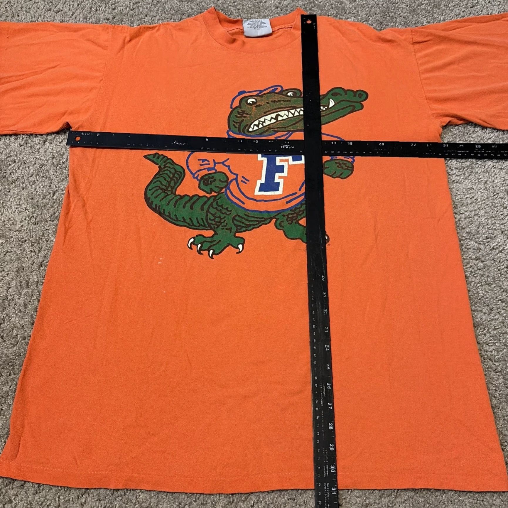 Vintage VINTAGE University Of Florida Gators Mascot Orange XL T-Shirt Mens 90s Size US XL / EU 56 / 4 - 6 Thumbnail