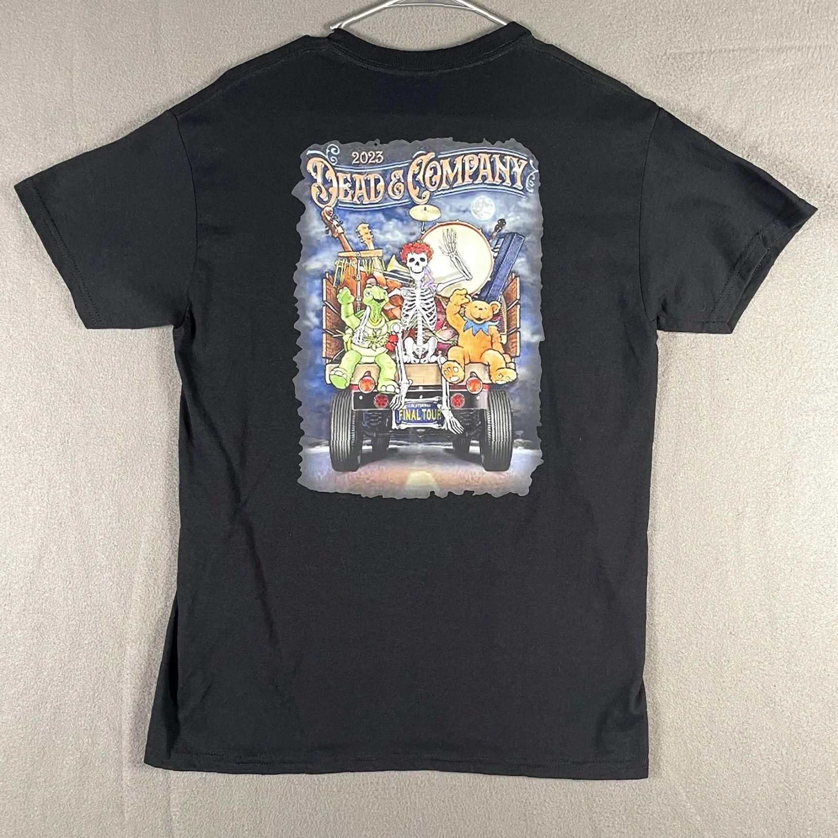Gildan VINTAGE Dead And Company 2023 Final Tour Shirt M Black Mens T-Shirt Grateful Dead Bear Dead & Co Size US M / EU 48-50 / 2 - 4 Thumbnail
