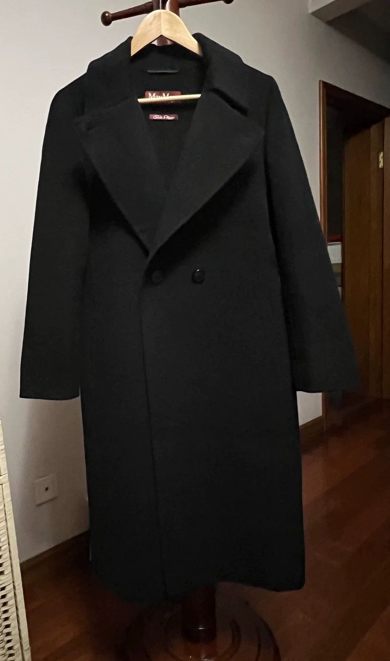 Max Mara Max Mara Black two-button coat Size M / US 6-8 / IT 42-44 - 2 Thumbnail