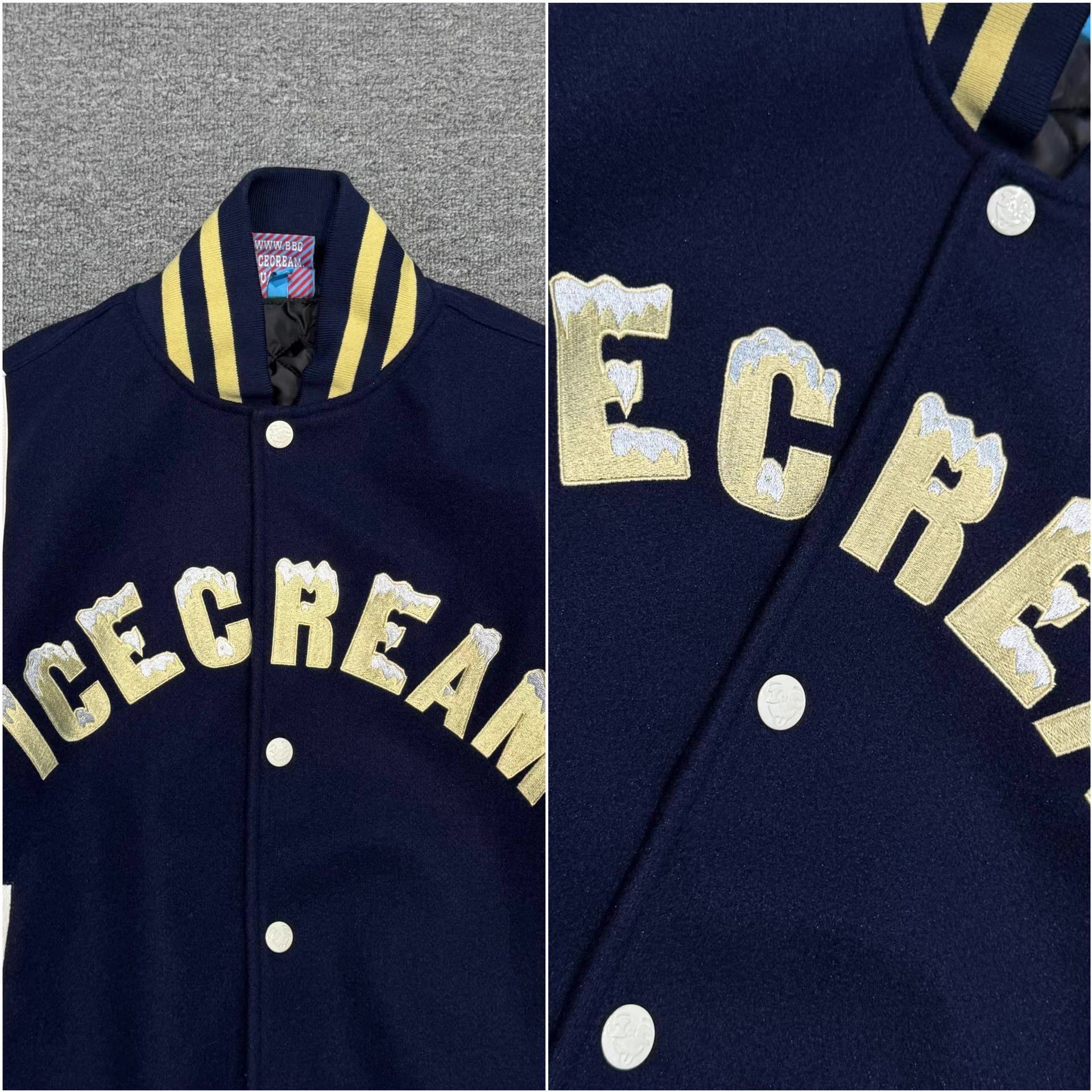 Billionaire Boys Club BBC Patchwork Baseball Jacket Q5 Size US L / EU 52-54 / 3 - 4 Thumbnail