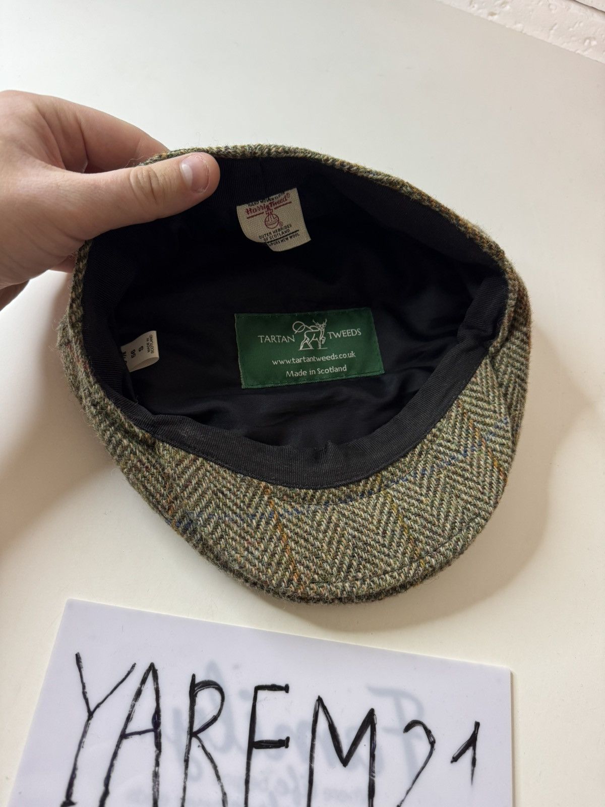Harris Tweed Harris Tweed cap hat Size ONE SIZE - 4 Thumbnail