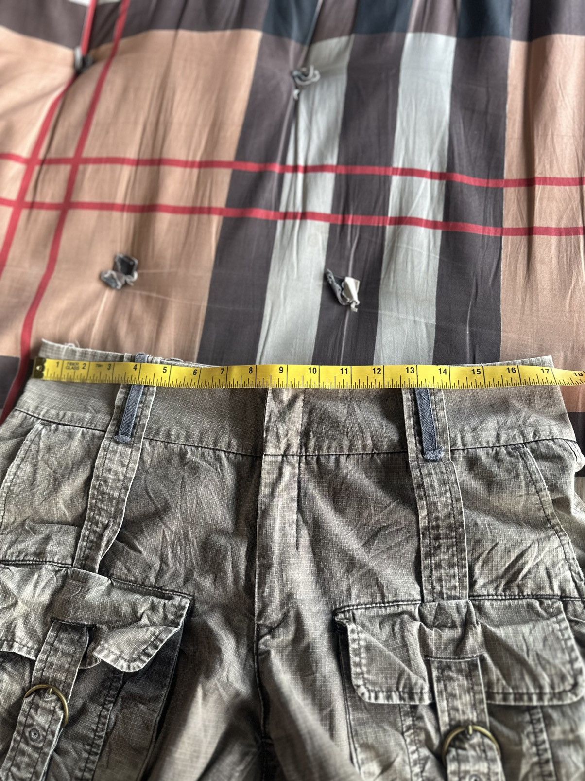 If Six Was Nine Marithe Francois Girbaud Multipocket Sunfaded Pants Size US 34 / EU 50 - 15 Thumbnail