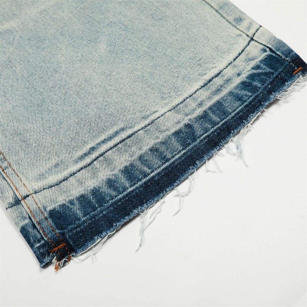 Vintage Men's vintage distressed raw edge heavy washed jeans Size US 32 / EU 48 - 6 Thumbnail