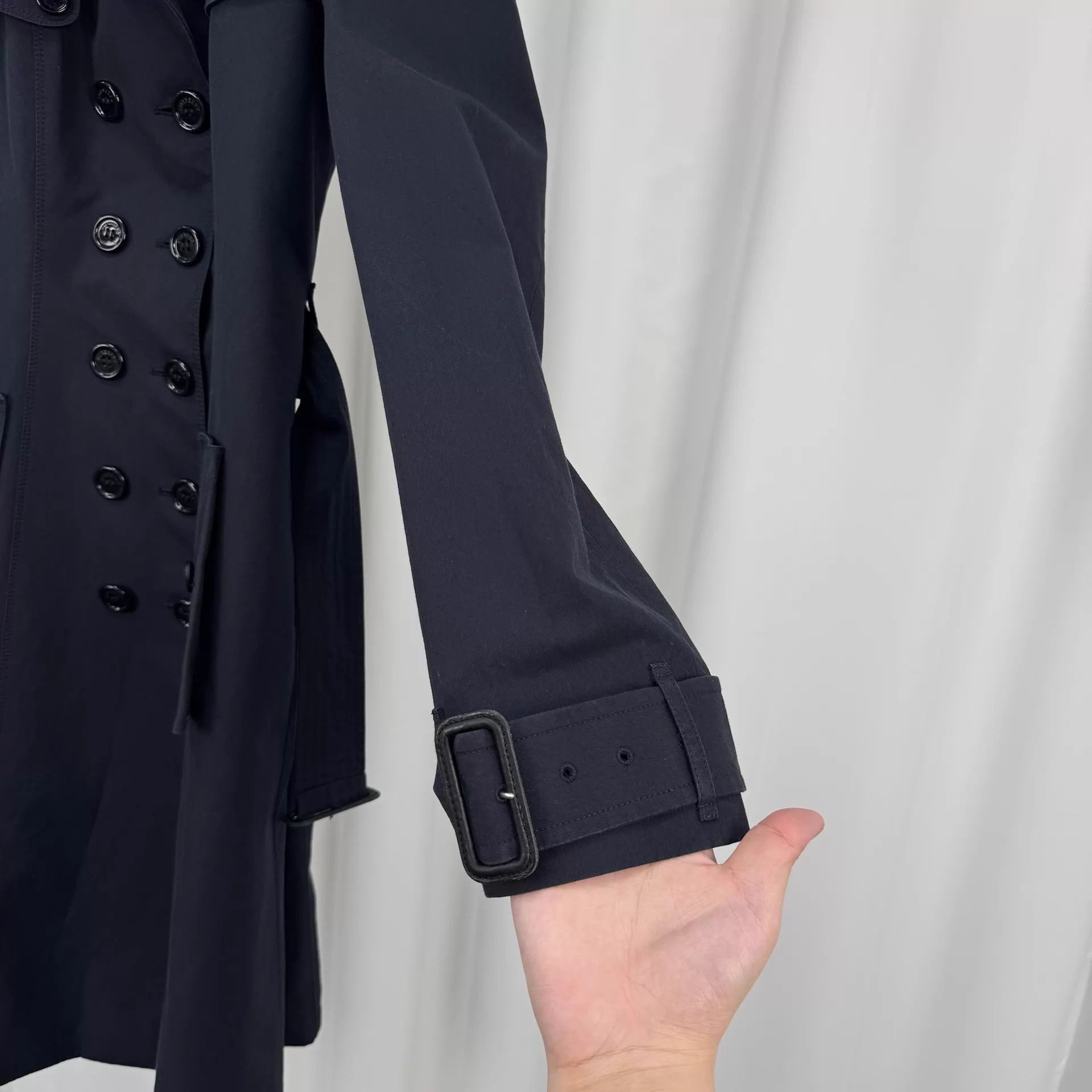 Burberry Burberry Double-Breasted Check Trench Coat UK8 98 New Size S / US 4 / IT 40 - 4 Thumbnail
