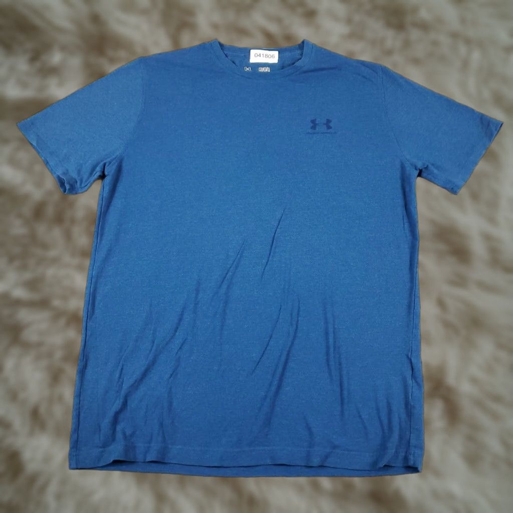 Under Armour Under Armour T Shirt Mens Medium Blue Active Work Out Short Sleeve Size US M / EU 48-50 / 2 - 1 Thumbnail