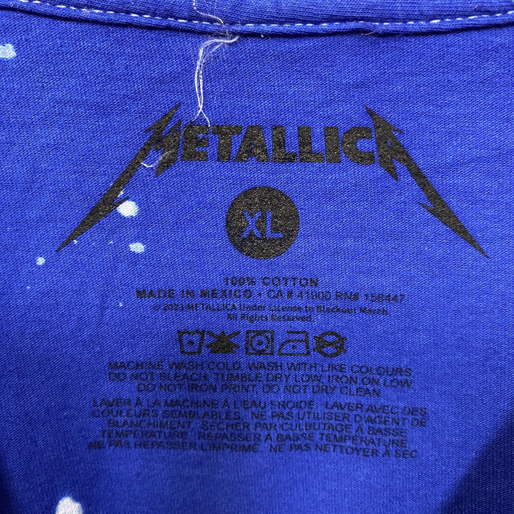 Metallica Metallica Vertigo You Will Be Rock Bleach Tie Dye T-Shirt XL Size US XL / EU 56 / 4 - 4 Thumbnail