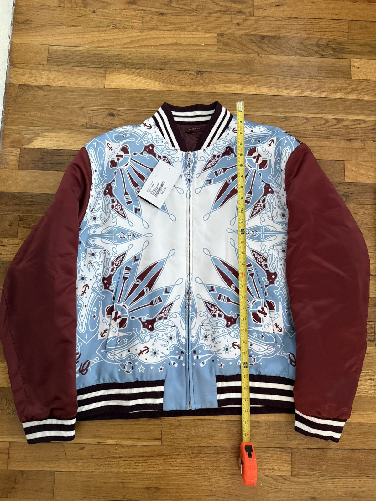 Gucci Gucci Satin Bandana Bomber Size US XL / EU 56 / 4 - 1 Thumbnail