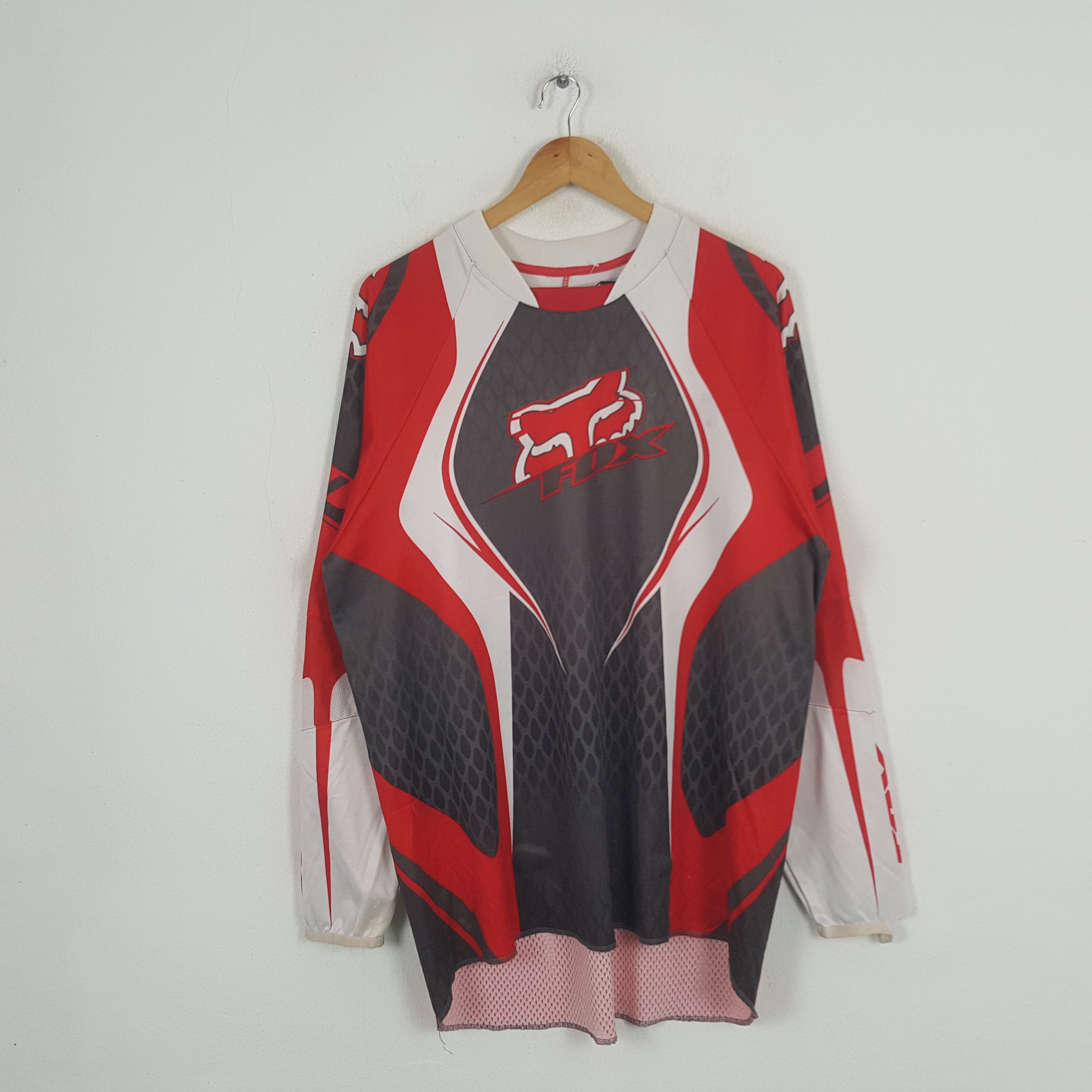 Fox Racing Vintage Fox Racing Extreme Motorsports Jersey Tshirt C285N69 Size US L / EU 52-54 / 3 - 1 Thumbnail