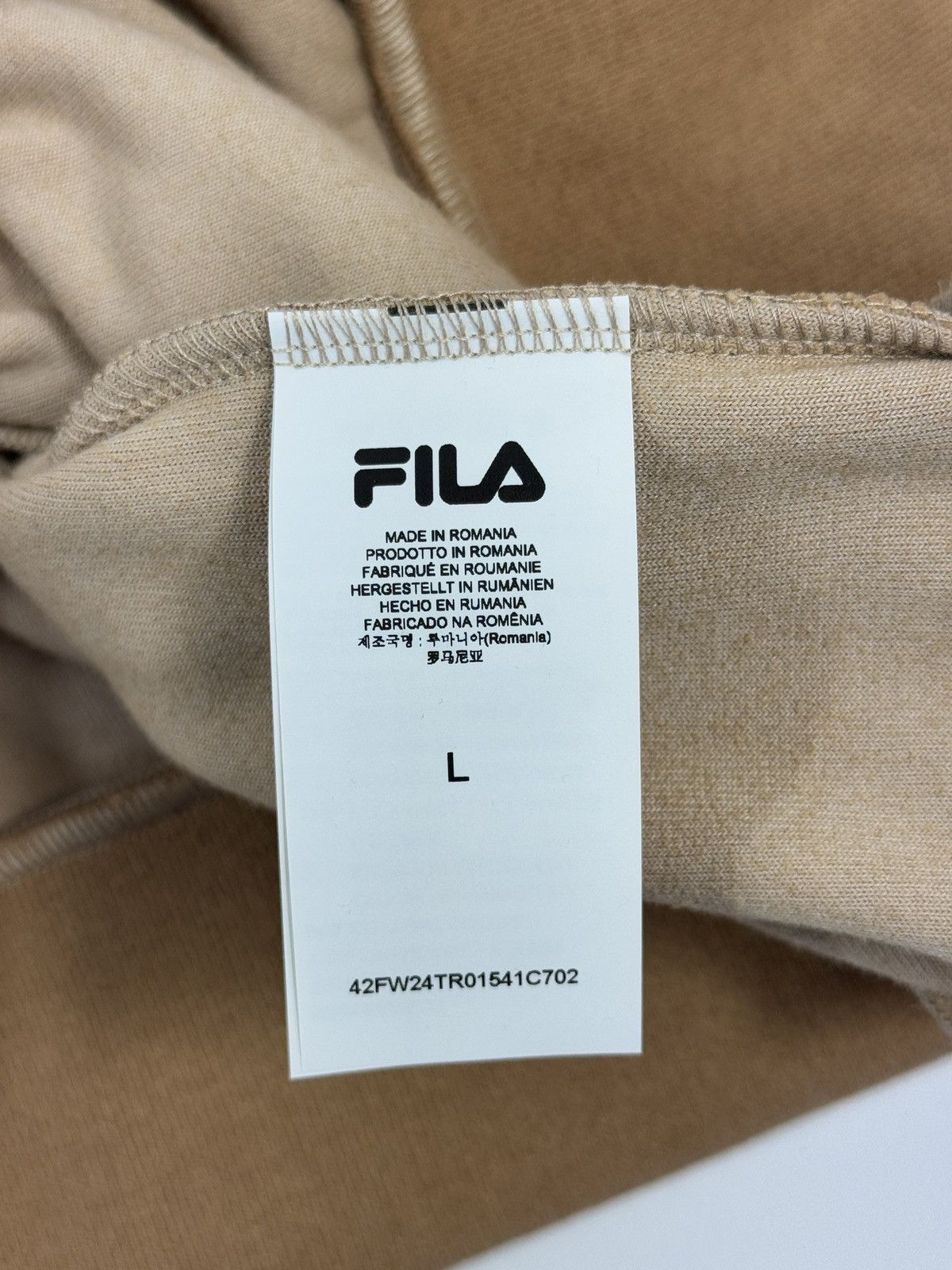 Fila FILA+ VELVET FULL ZIP SWEATSHIRT Size US L / EU 52-54 / 3 - 6 Thumbnail