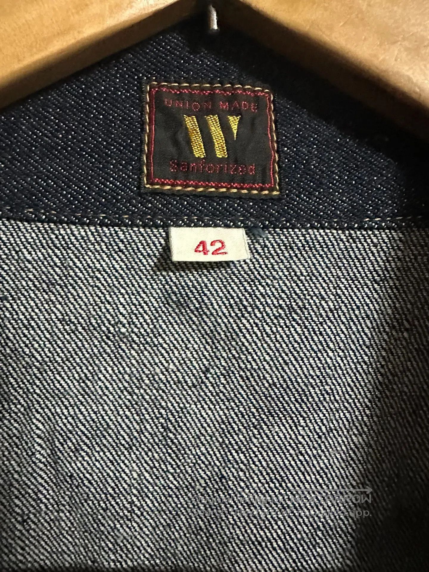 Warehouse Warehouse 2010 WWII Reissue 13.5oz Raw Denim Jacket. Size US XS / EU 42 / 0 - 3 Thumbnail