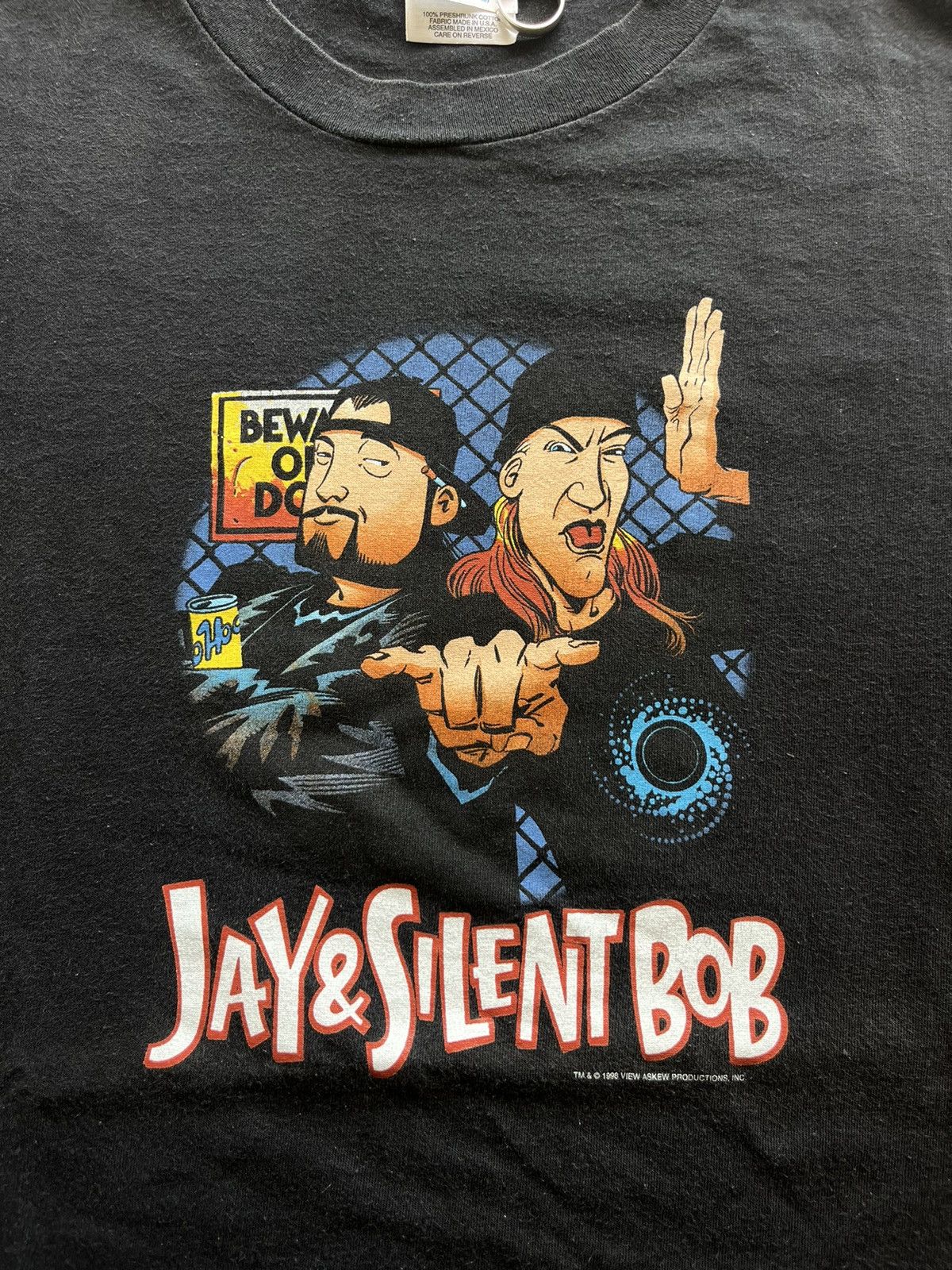 Vintage Vintage JAY & SILENT BOB 1996’s graphitti designs T-shirt Size US XL / EU 56 / 4 - 6 Thumbnail