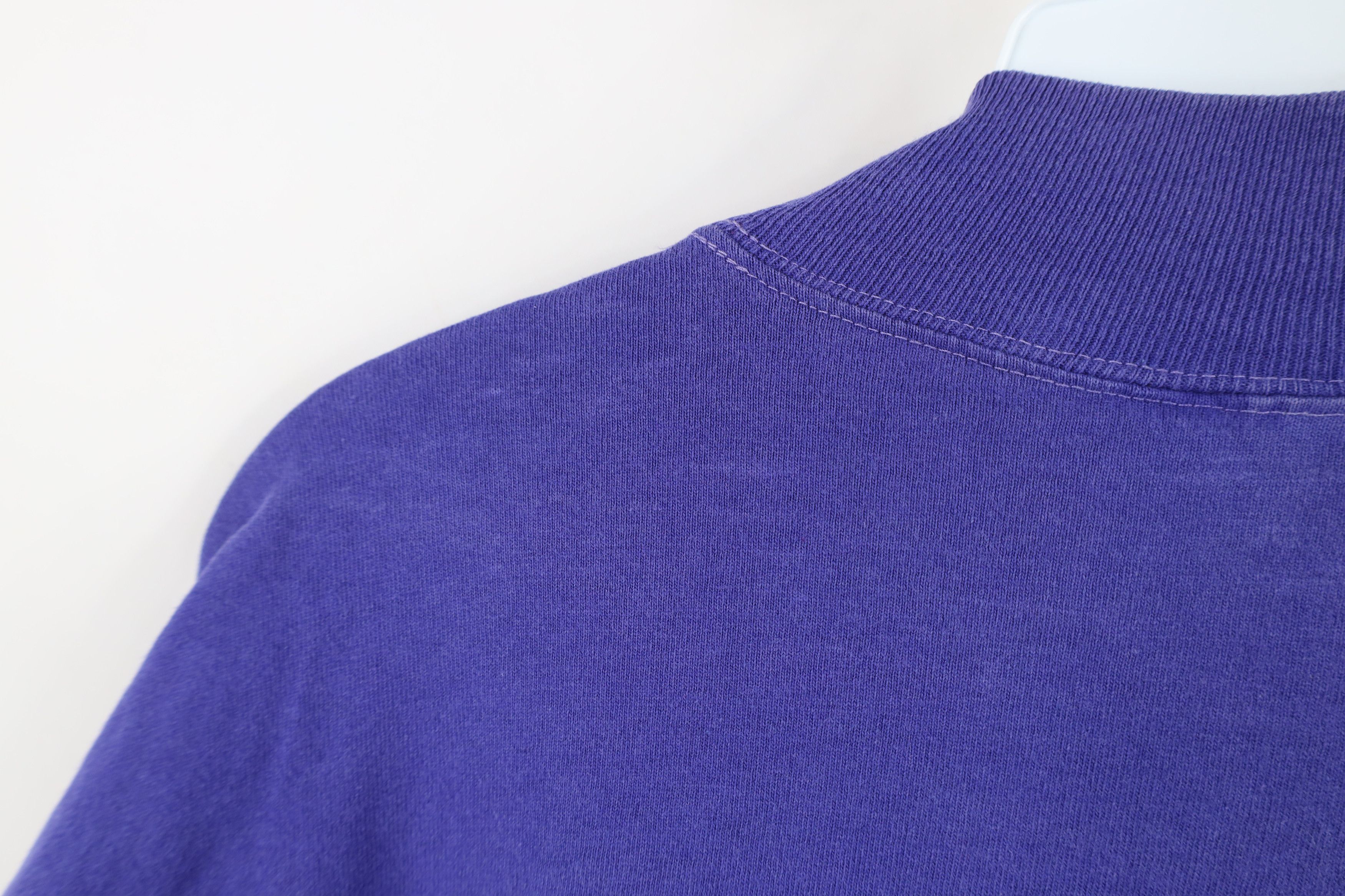 Guess × Vintage Vintage 80s Guess Mock Neck Boxy Fit Cropped T-Shirt USA Size ONE SIZE - 11 Thumbnail
