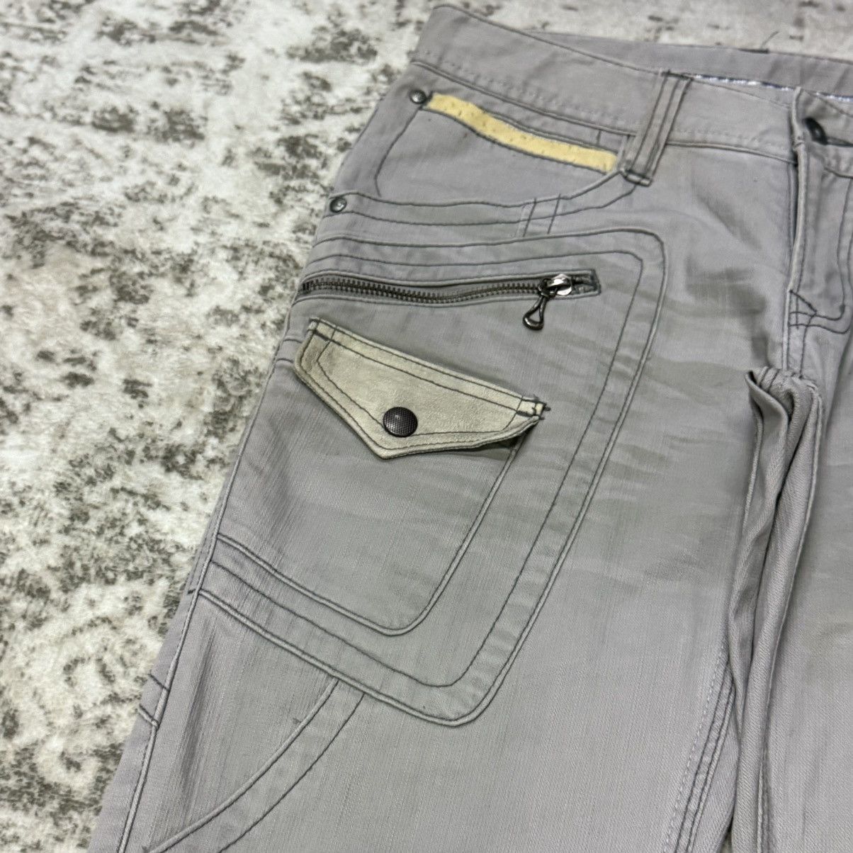 Nicole Club Nicole Club Japan Paneled Gun Pocket Flared Jeans Size US 30 / EU 46 - 6 Thumbnail