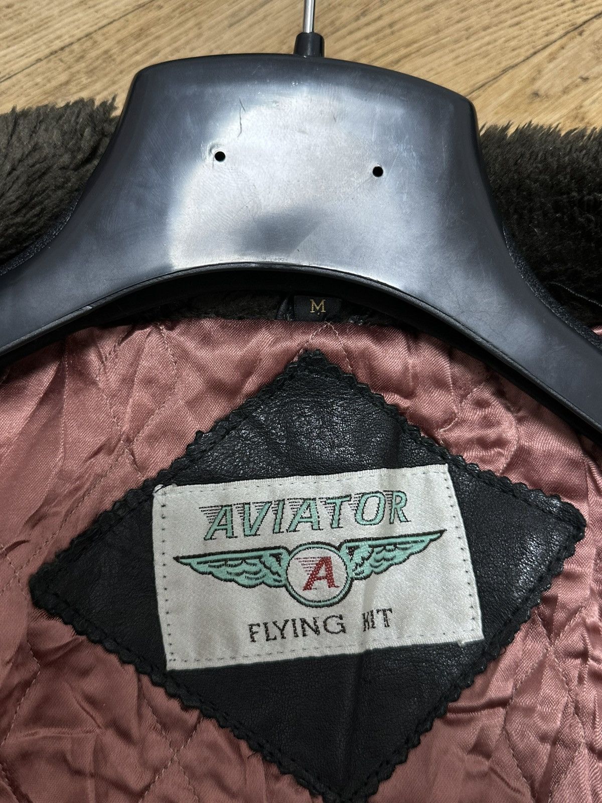Vintage Avant-Garde Leather Jacket Oversized Aviator Flying M Size Size US M / EU 48-50 / 2 - 8 Thumbnail