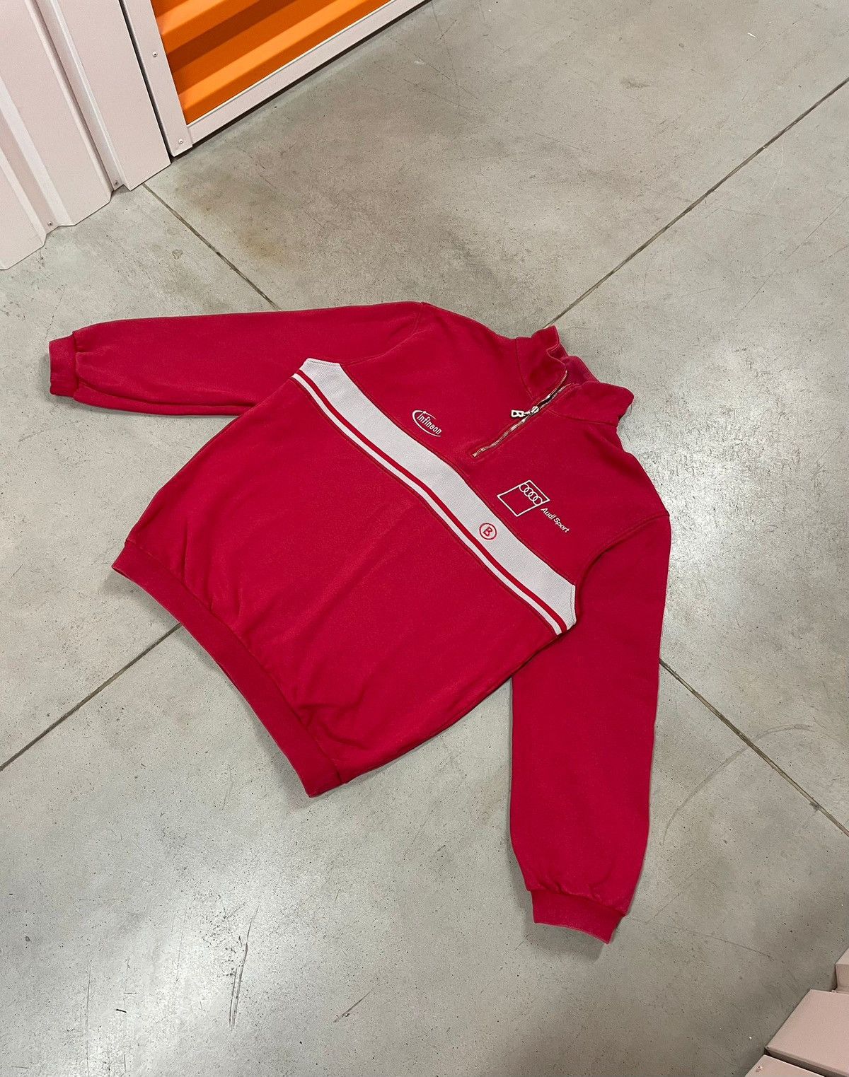 Bogner Vintage Bogner x Audi 1/4 Zip Sweatershirt Size US L / EU 52-54 / 3 - 3 Thumbnail