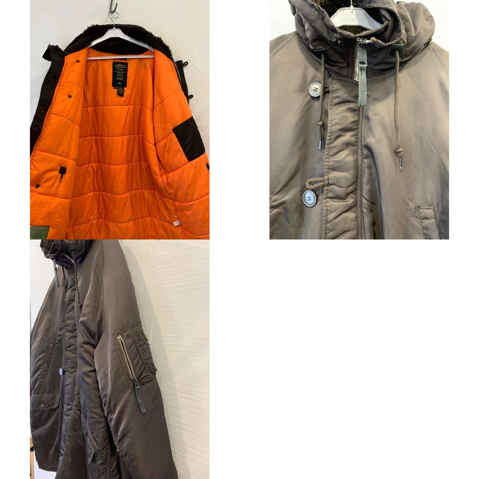Vintage VINTAGE Alpha N-3B Parka 5XL Black Military Snorkel Jacket Mens Winter Coat Size US XXL / EU 58 / 5 - 8 Thumbnail