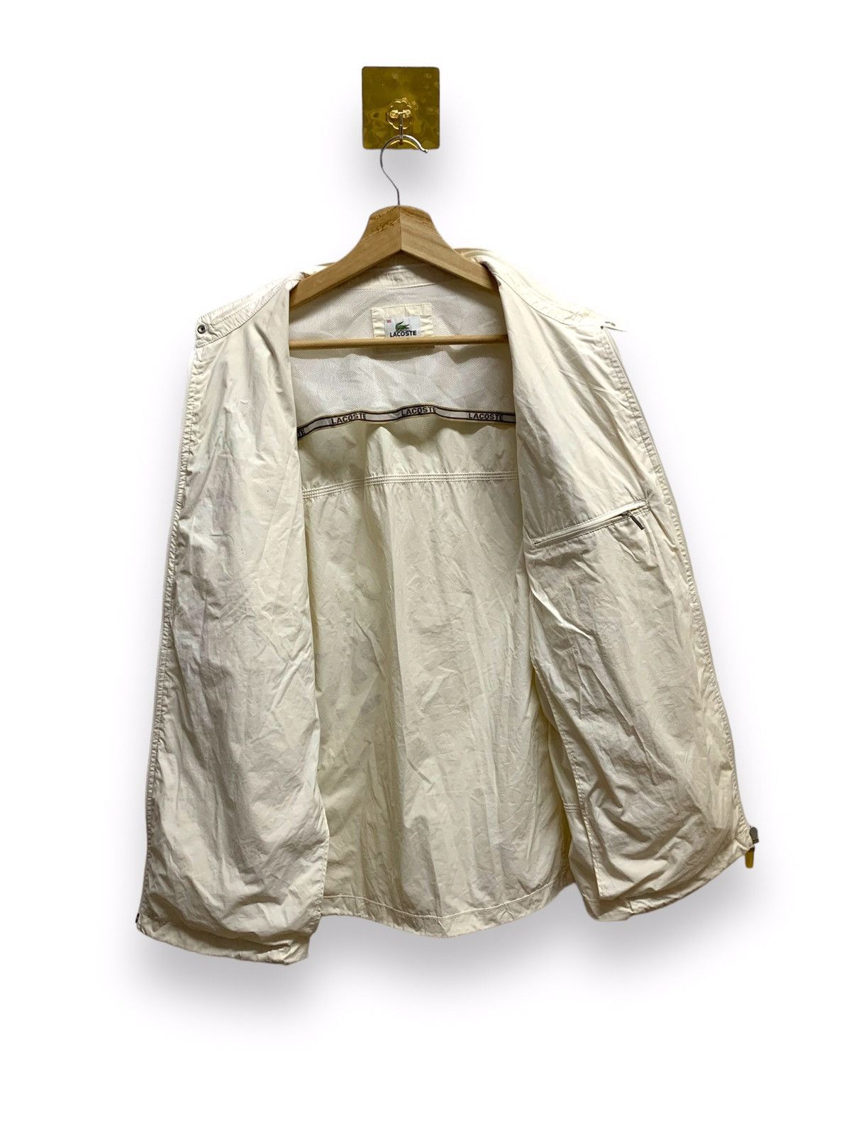 Lacoste × Vintage Vintage Lacoste Windbreaker Jacket Zipper Size US L / EU 52-54 / 3 - 13 Thumbnail