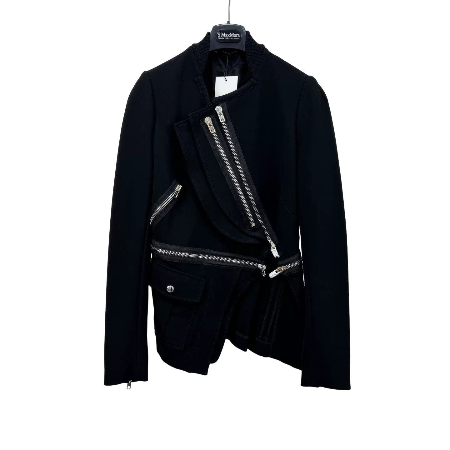 Givenchy Givenchy Asymmetric Zip Jacket Size 40 Size S / US 4 / IT 40 - 1 Thumbnail