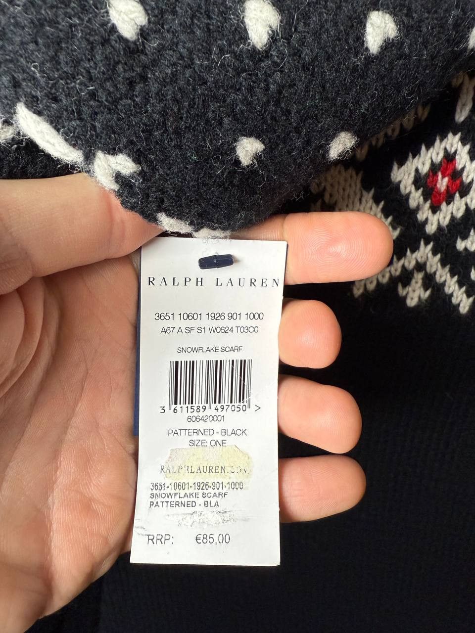 Ralph Lauren Ralph Lauren 5G Ls Toggle Mock NK Snowflake Scarf suit Size US S / EU 44-46 / 1 - 10 Thumbnail