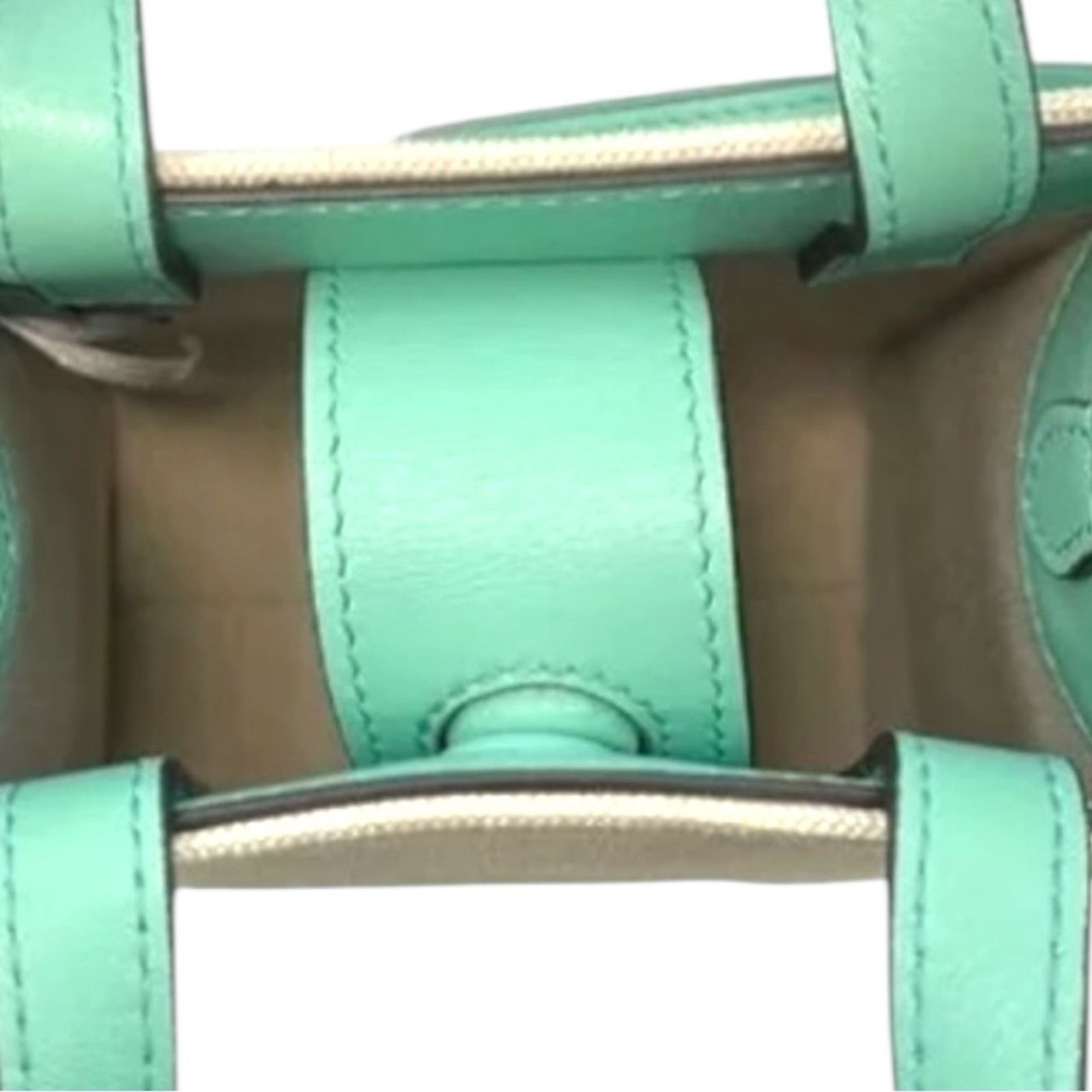 Jimmy Choo Jimmy Choo Mini Tote Crossbody Antique Jade NWT Size ONE SIZE - 7 Thumbnail