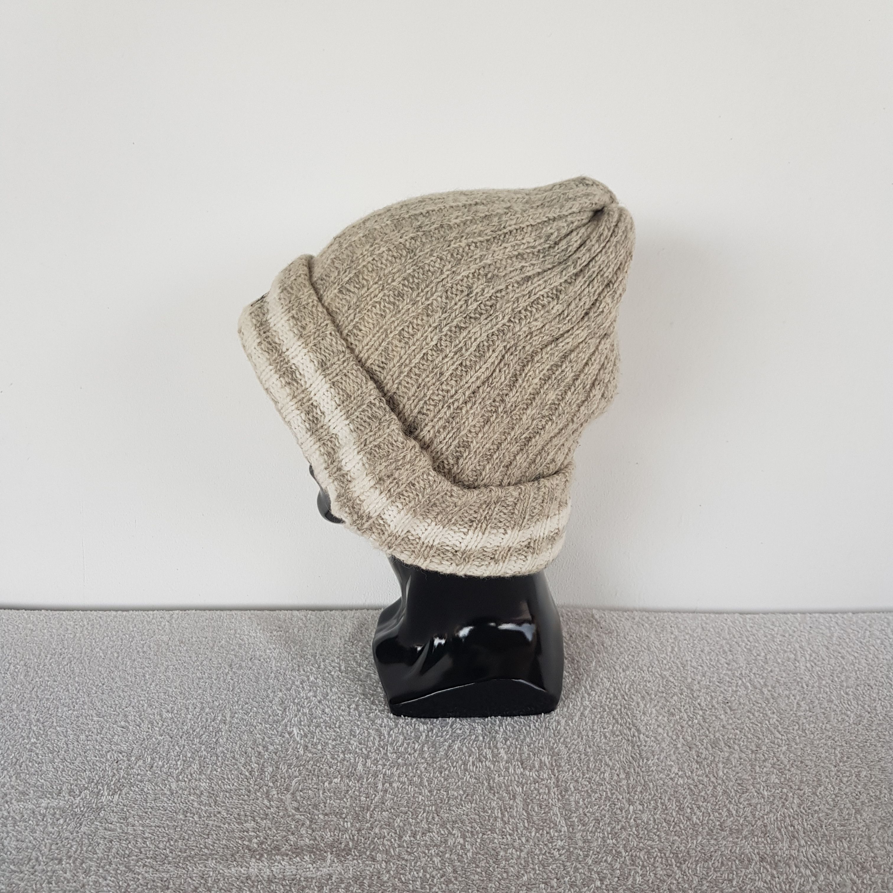 Homespun Knitwear Vintage Thinsulate 3M Insulator Beanie Ribbed Knit Caps Hats Size ONE SIZE - 3 Thumbnail