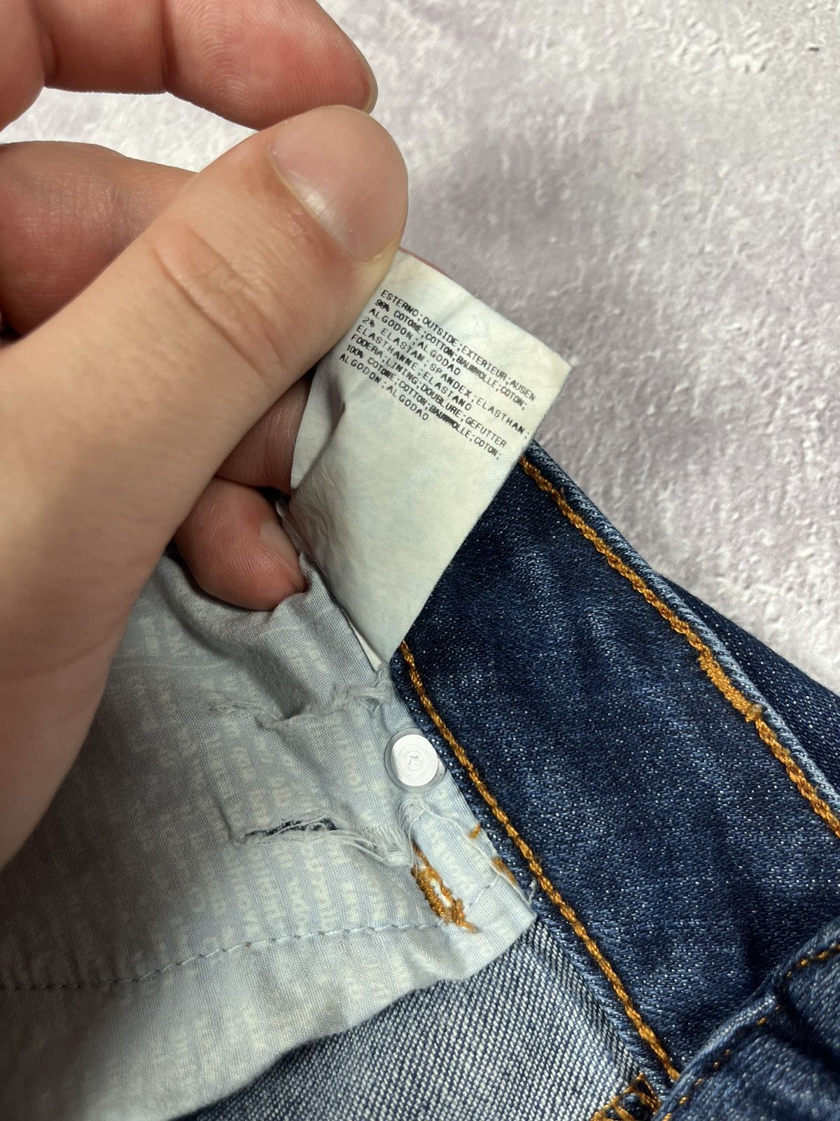 John Galliano Galliano Slim fit Distressed Denim Pants Jeans Size 30" / US 8 / IT 44 - 10 Thumbnail