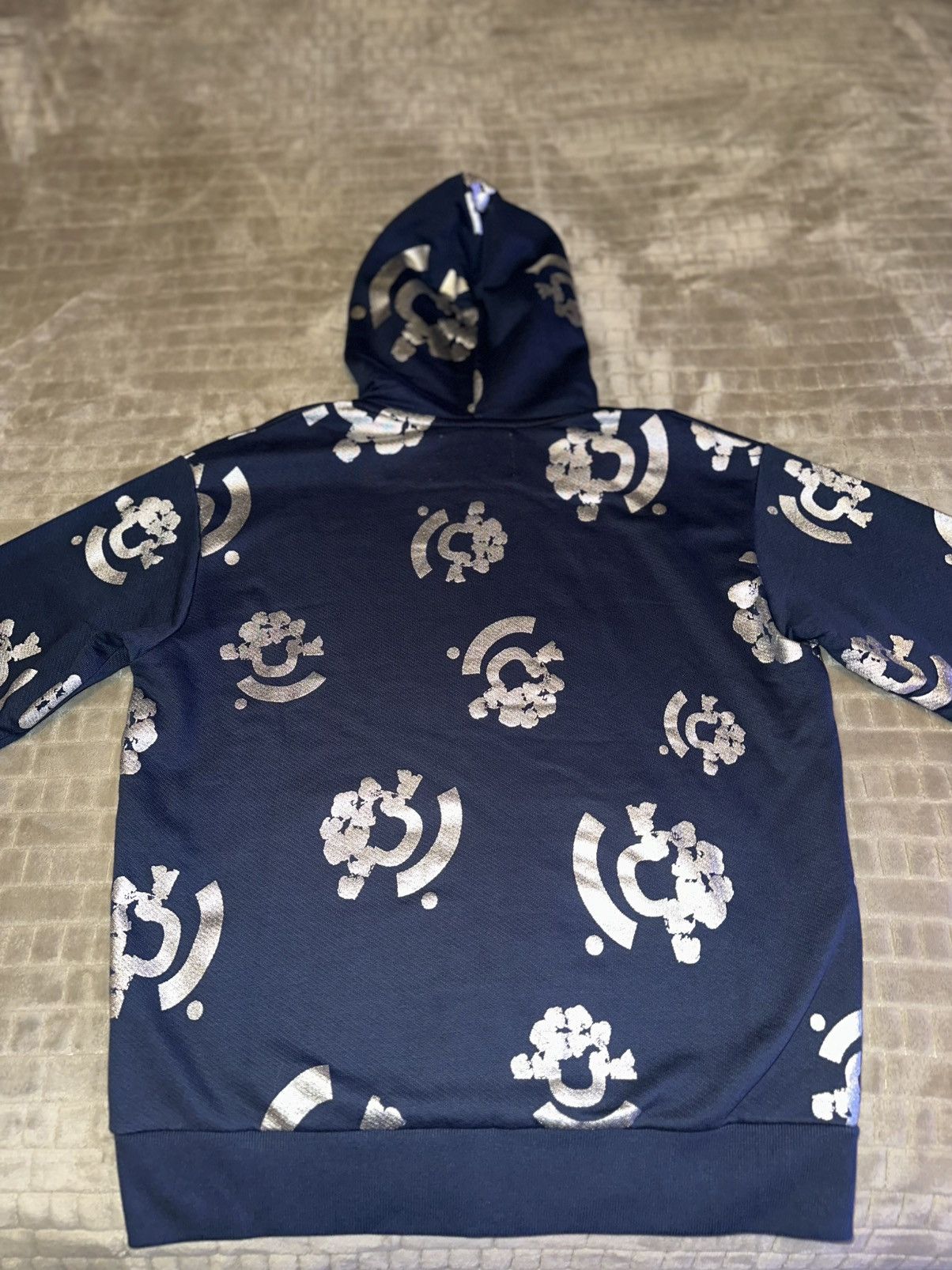 (B).Stroy × DENIM TEARS (B.)Stroy x Denim Tears Navy Zip up hoodie Size US S / EU 44-46 / 1 - 2 Thumbnail