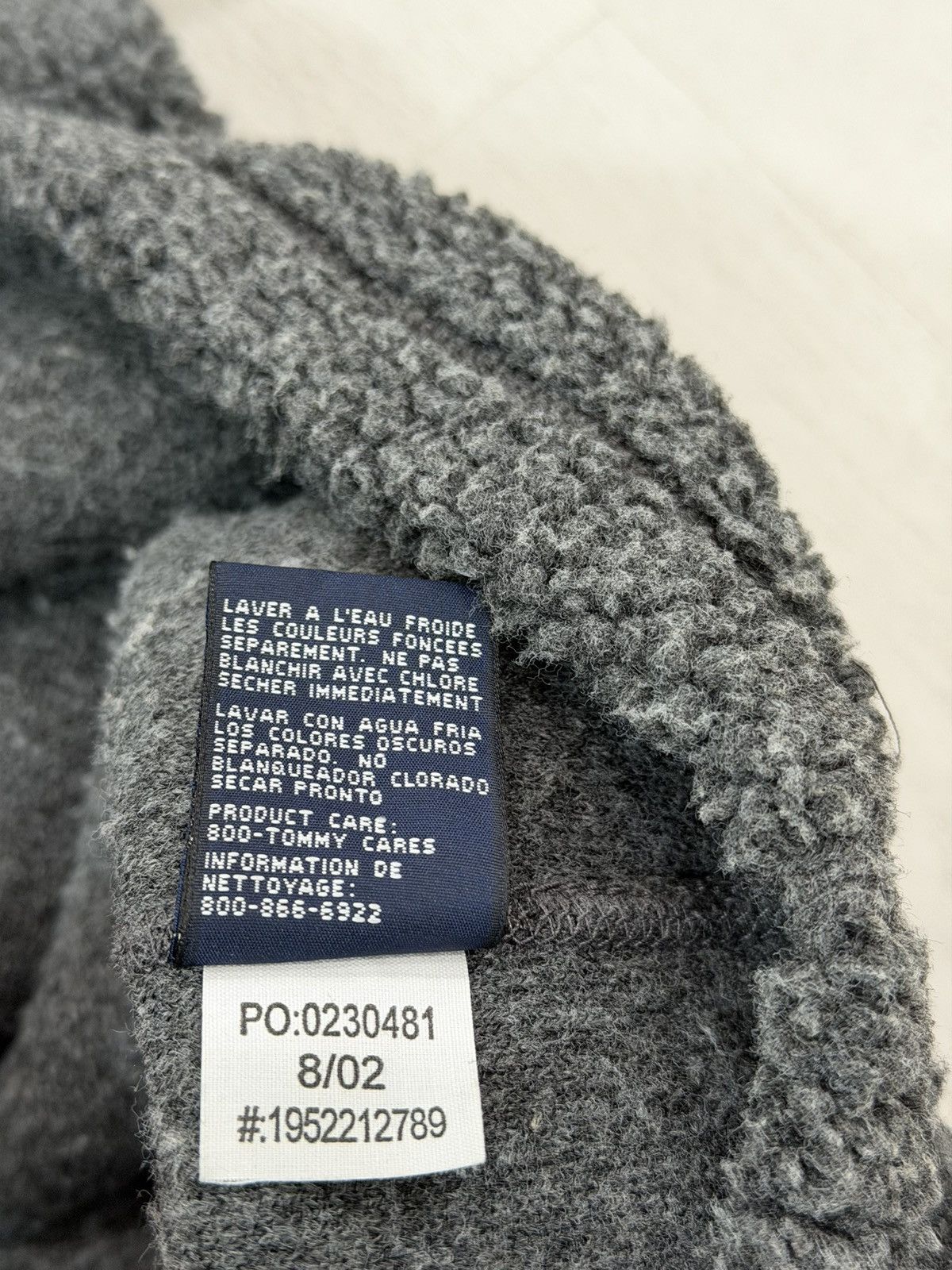 Tommy Hilfiger Vintage 90s Tommy Hilfiger Deep Pile Sherpa 1/4Zip Sweater L Size US L / EU 52-54 / 3 - 6 Thumbnail
